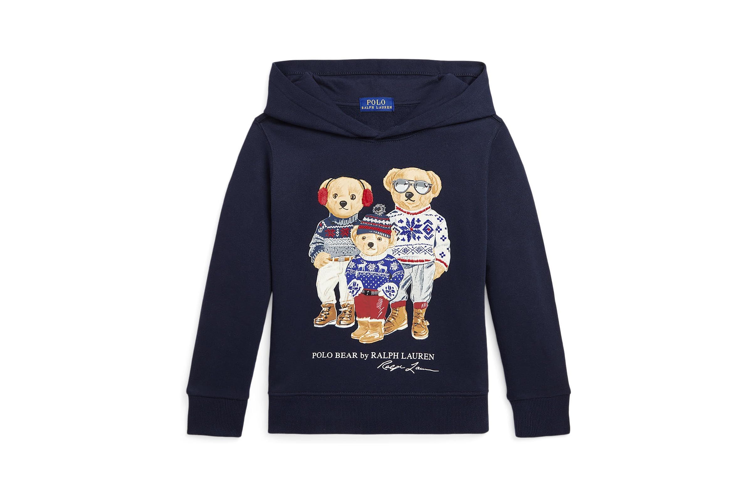 Свитер Polo Ralph Lauren Kids Polo Bear Family Fleece Hoodie ToddlerLittle Kid 13590₽