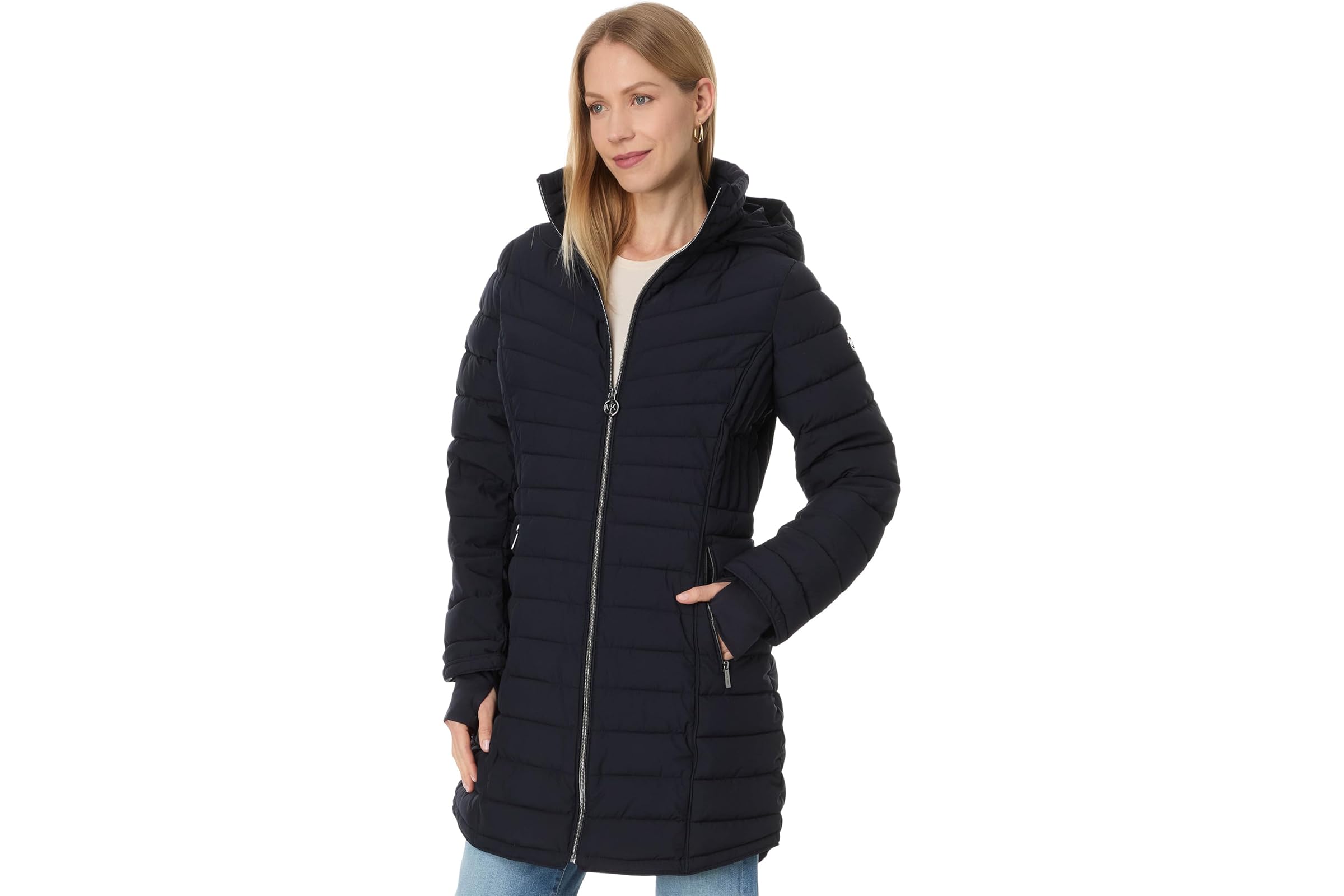 MICHAEL Michael Kors Mid Length Zip Front Packable M425528BZ 24290₽