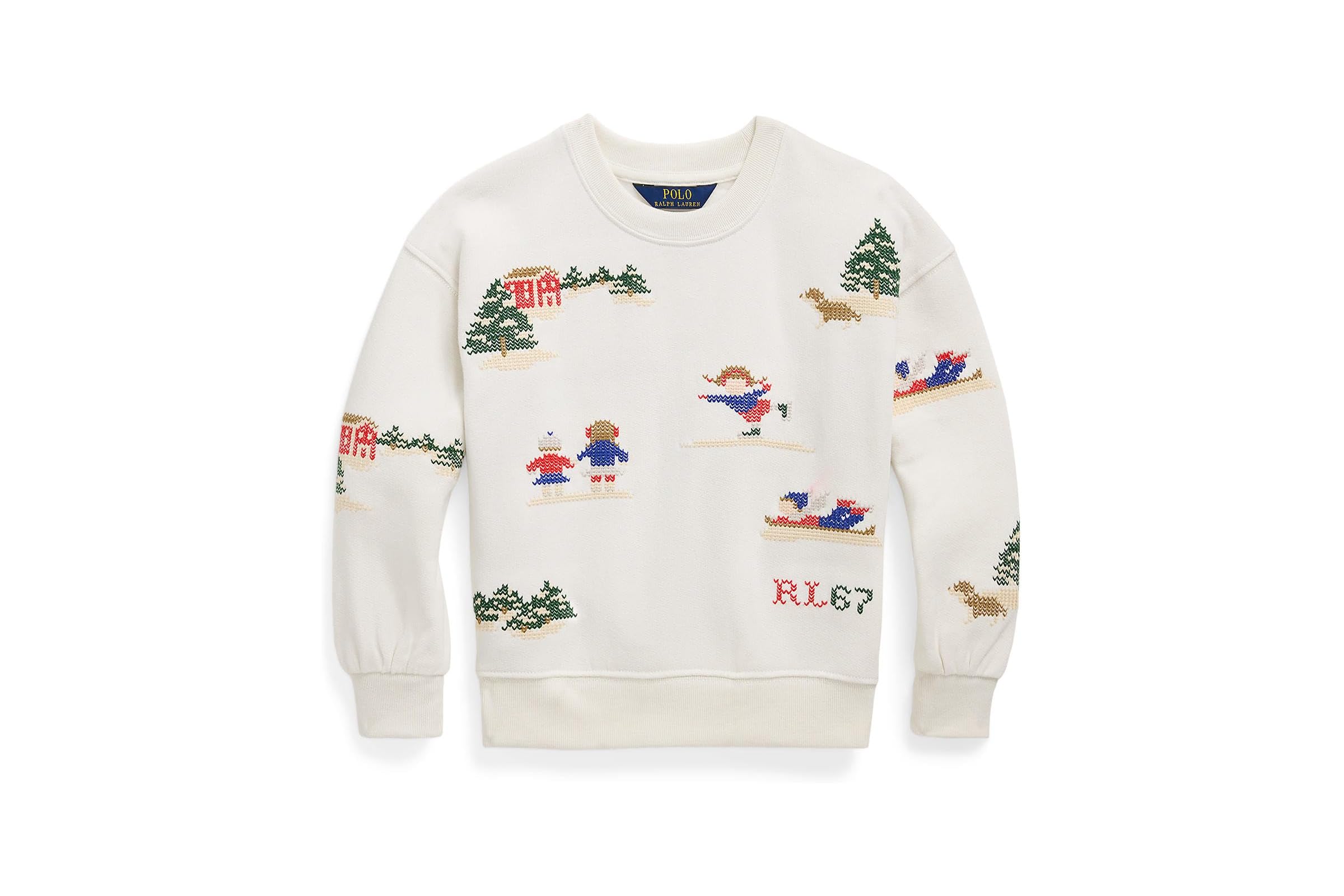 Polo Ralph Lauren Kids Embroidered Fleece Sweatshirt ToddlerLittle Kid 12490₽