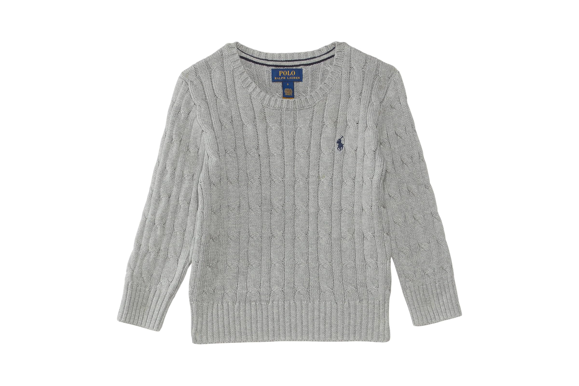Свитер Polo Ralph Lauren Kids Cable-Knit Cotton Sweater ToddlerLittle Kid 11090₽