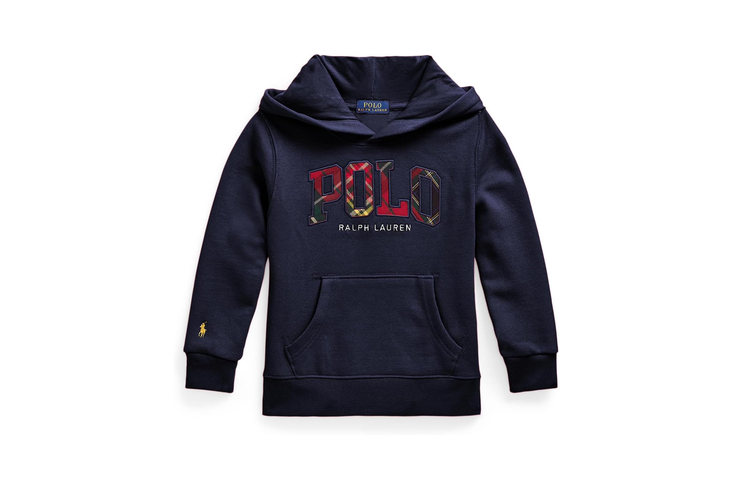 Свитер Polo Ralph Lauren Kids Plaid-Logo Fleece Hoodie ToddlerLittle Kid 11890₽