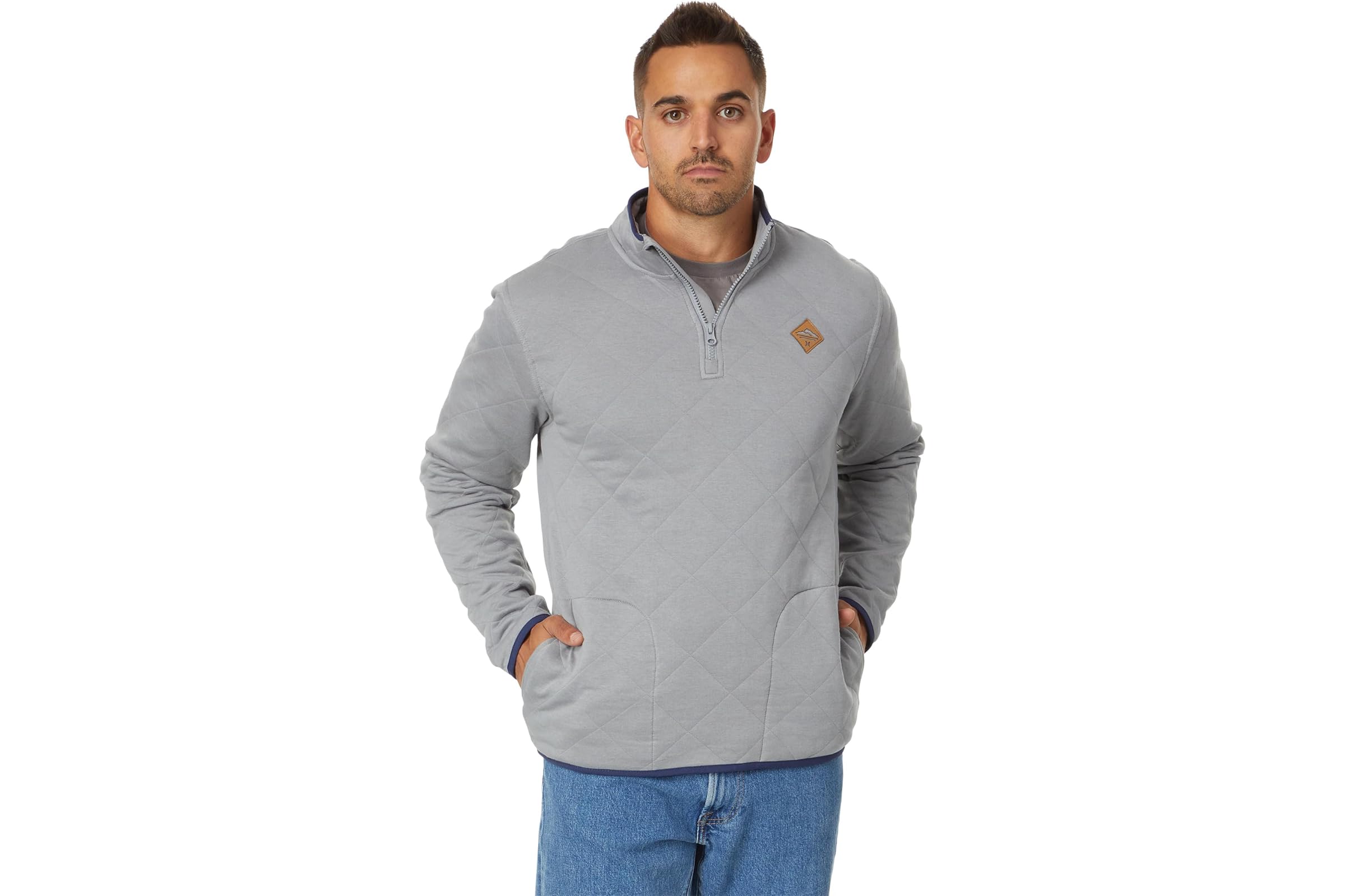 Мужская толстовка Hurley Middleton Quilted 14 Zip 5690₽