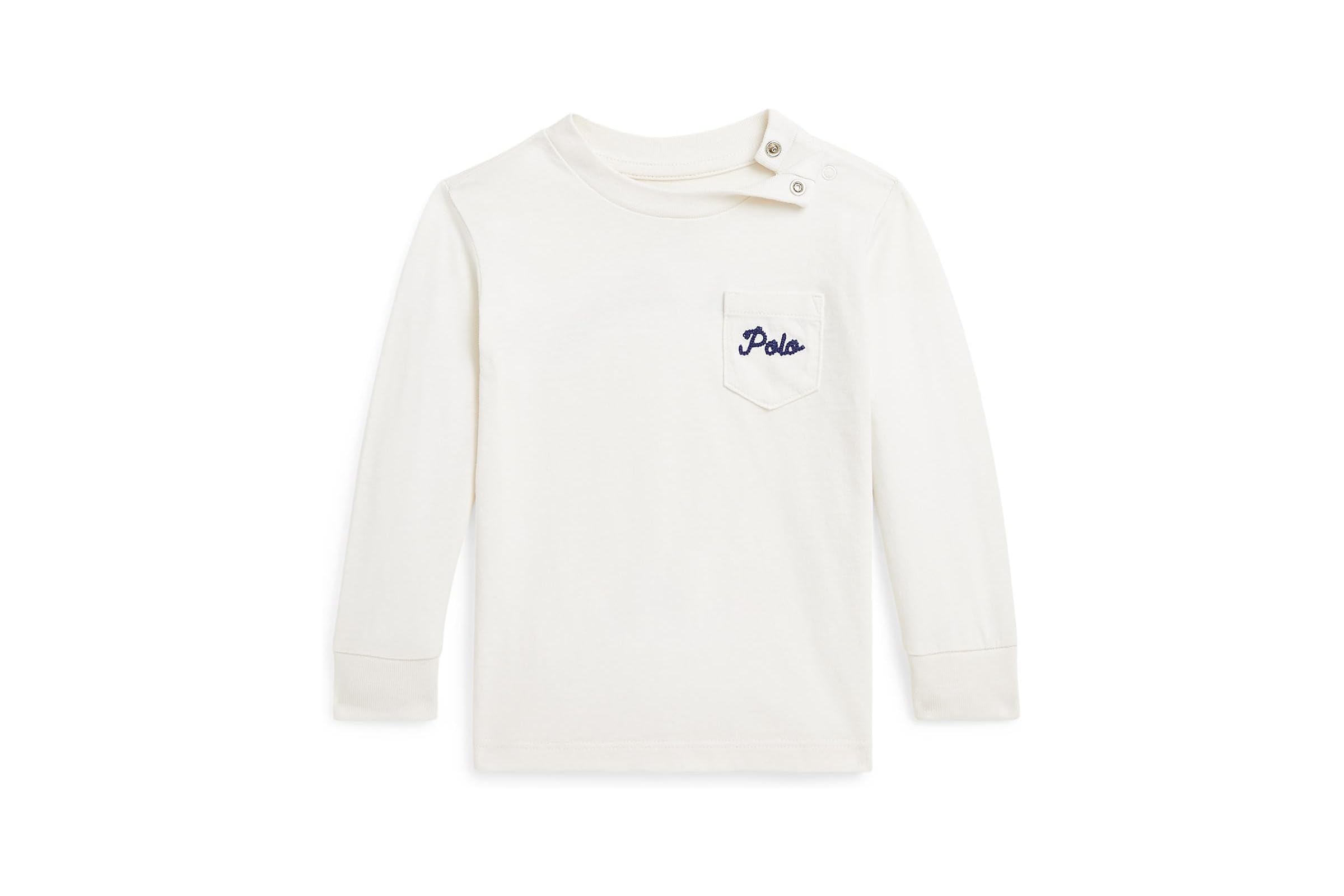 Мужская рубашка Polo Ralph Lauren Kids Dog-Print Cotton Long Sleeve Tee Infant 2990₽