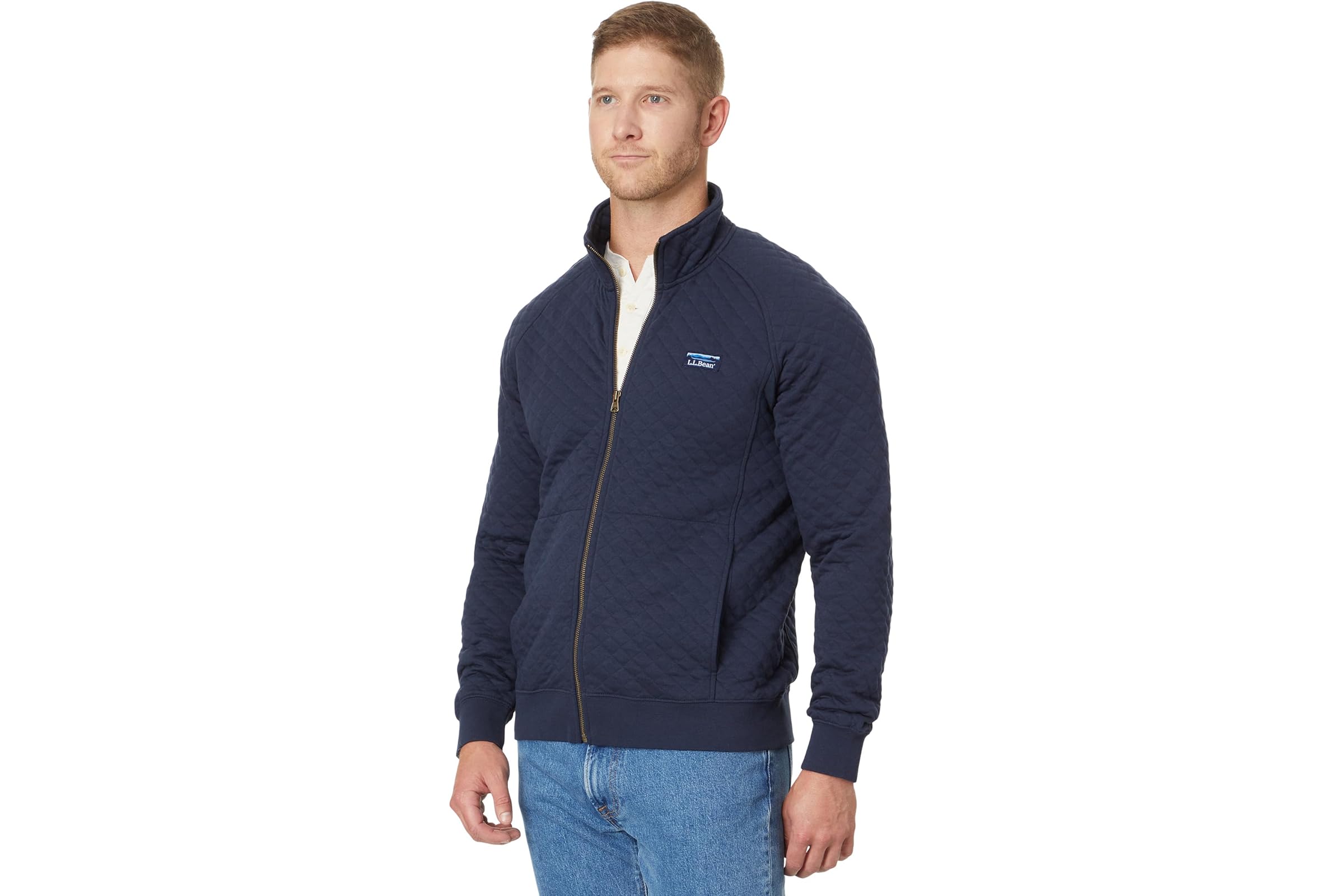 Мужская толстовка LLBean Quilted Sweatshirt Full-Zip 16890₽
