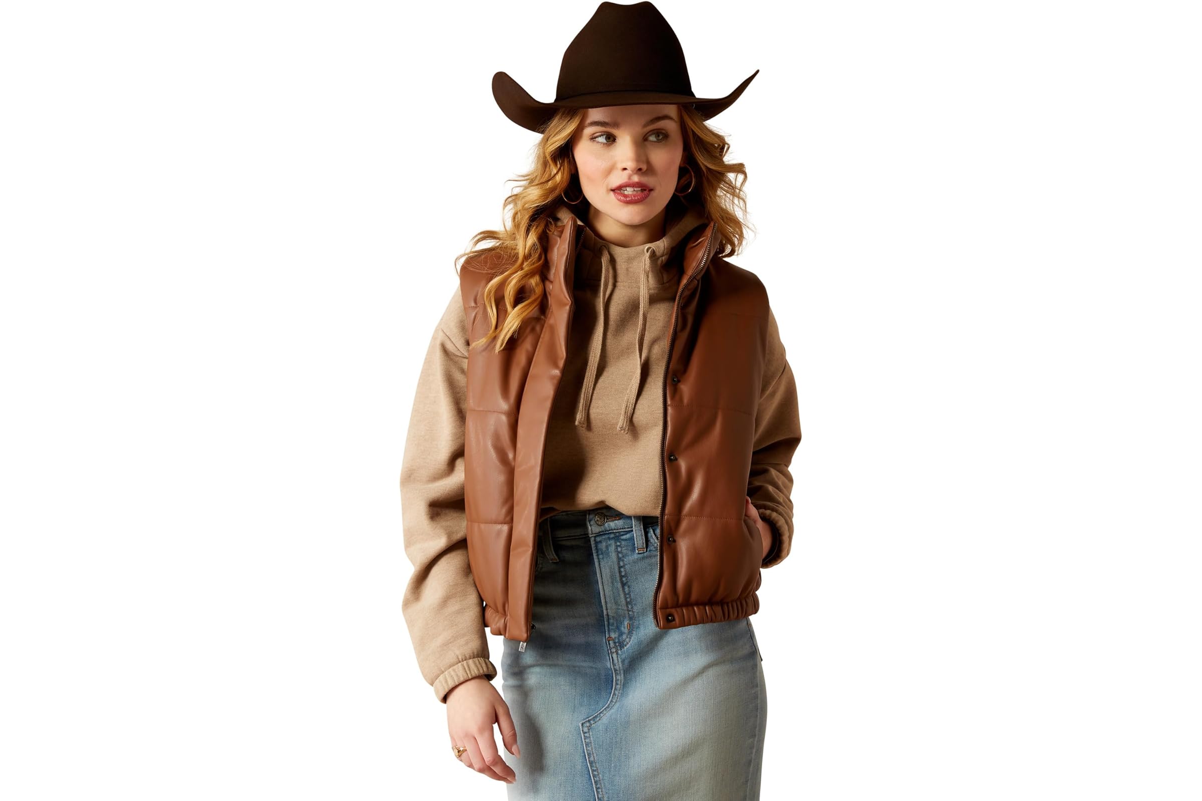 Ariat Swirls Faux Leather Vest 16090₽