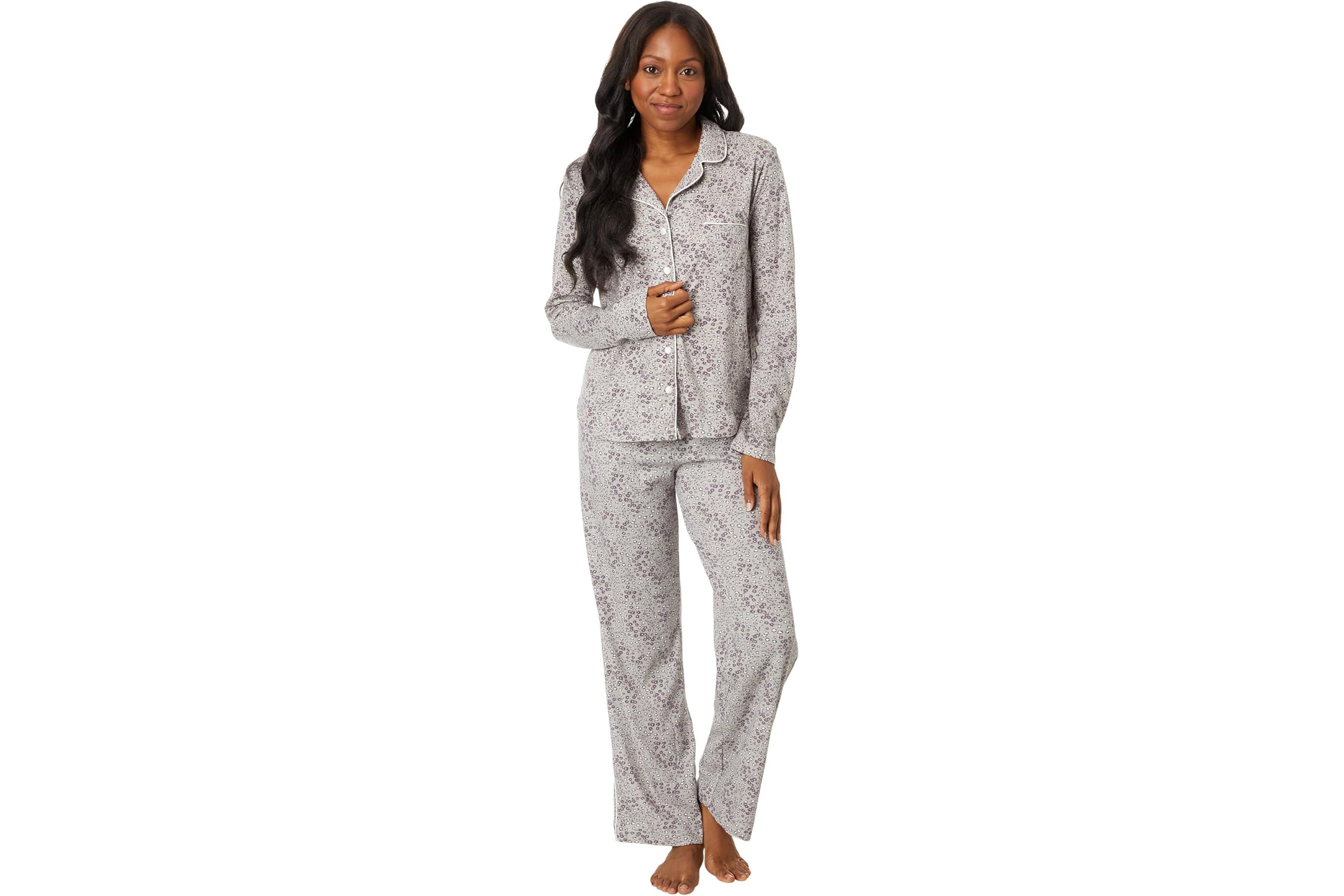 Karen Neuburger Beautiful Neutrals Girlfriend PJ Set 9490₽