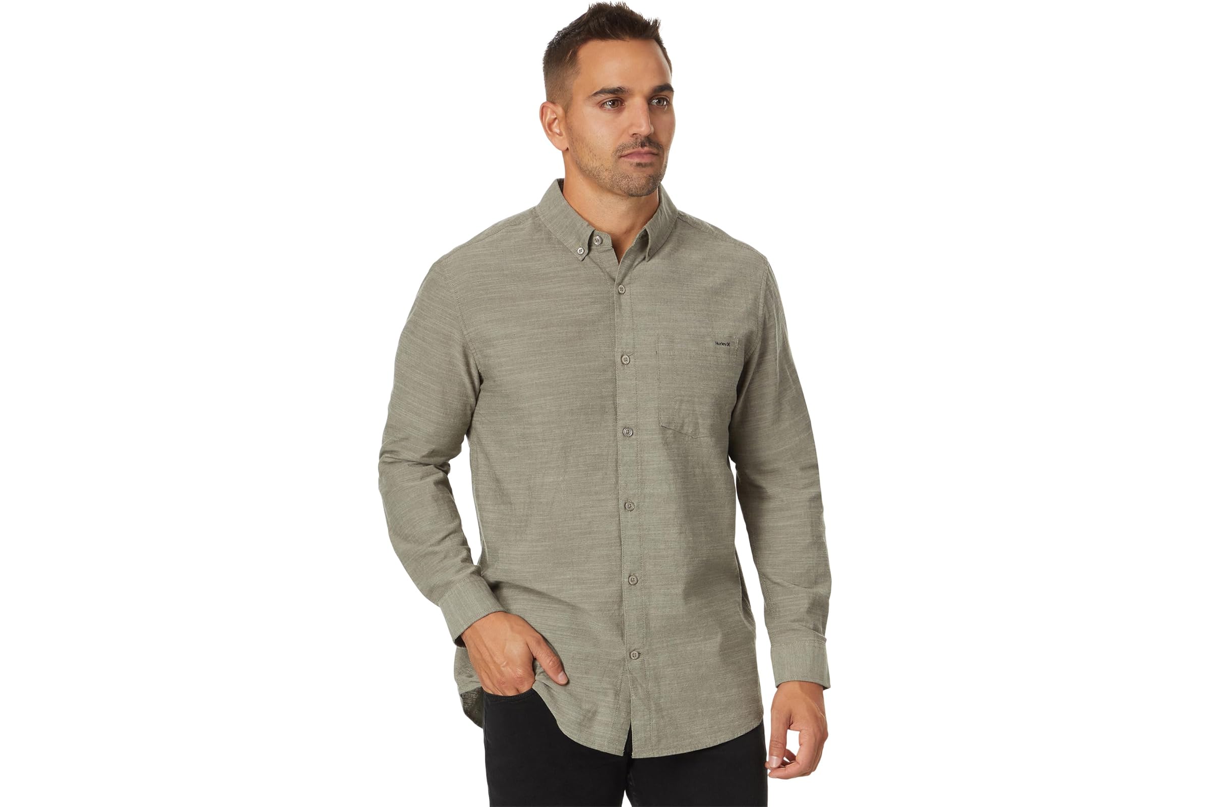 Мужская рубашка Hurley Oao Stretch Long Sleeves 10290₽