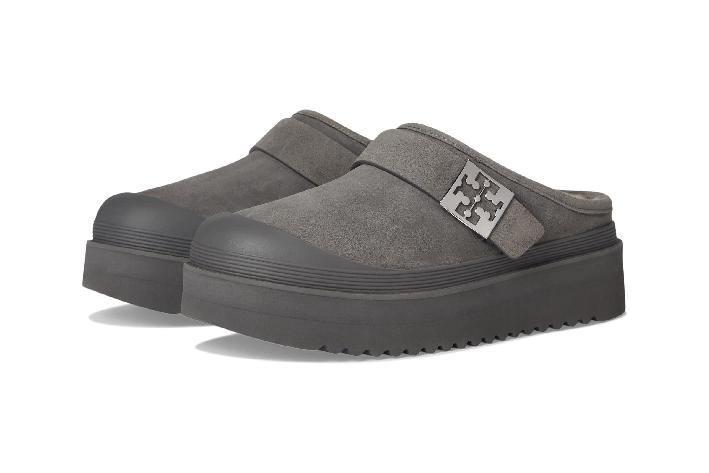 Tory Burch Mellow Shearling Platform Mule