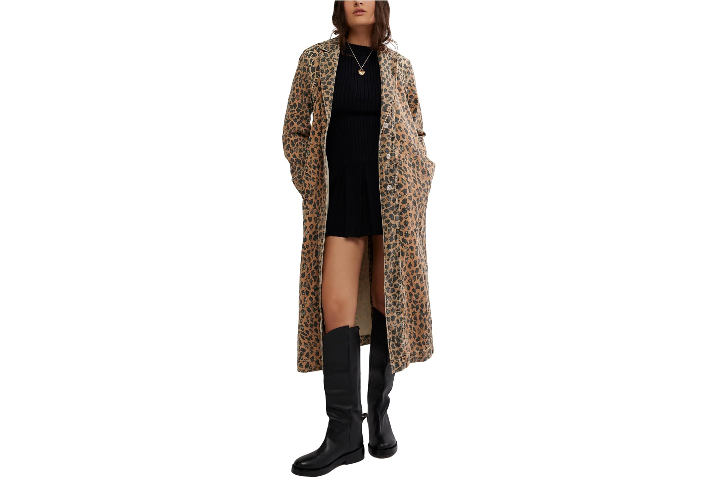 Free People Monique Denim Duster 31390₽