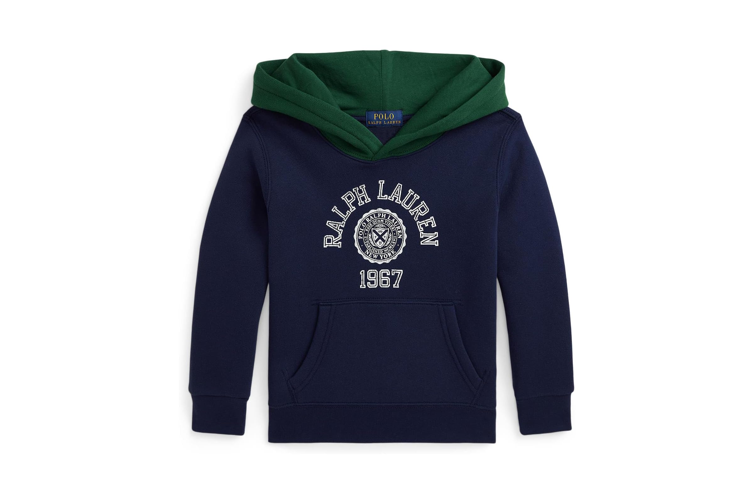 Свитер Polo Ralph Lauren Kids Logo Color-Blocked Fleece Hoodie ToddlerLittle Kid 10590₽