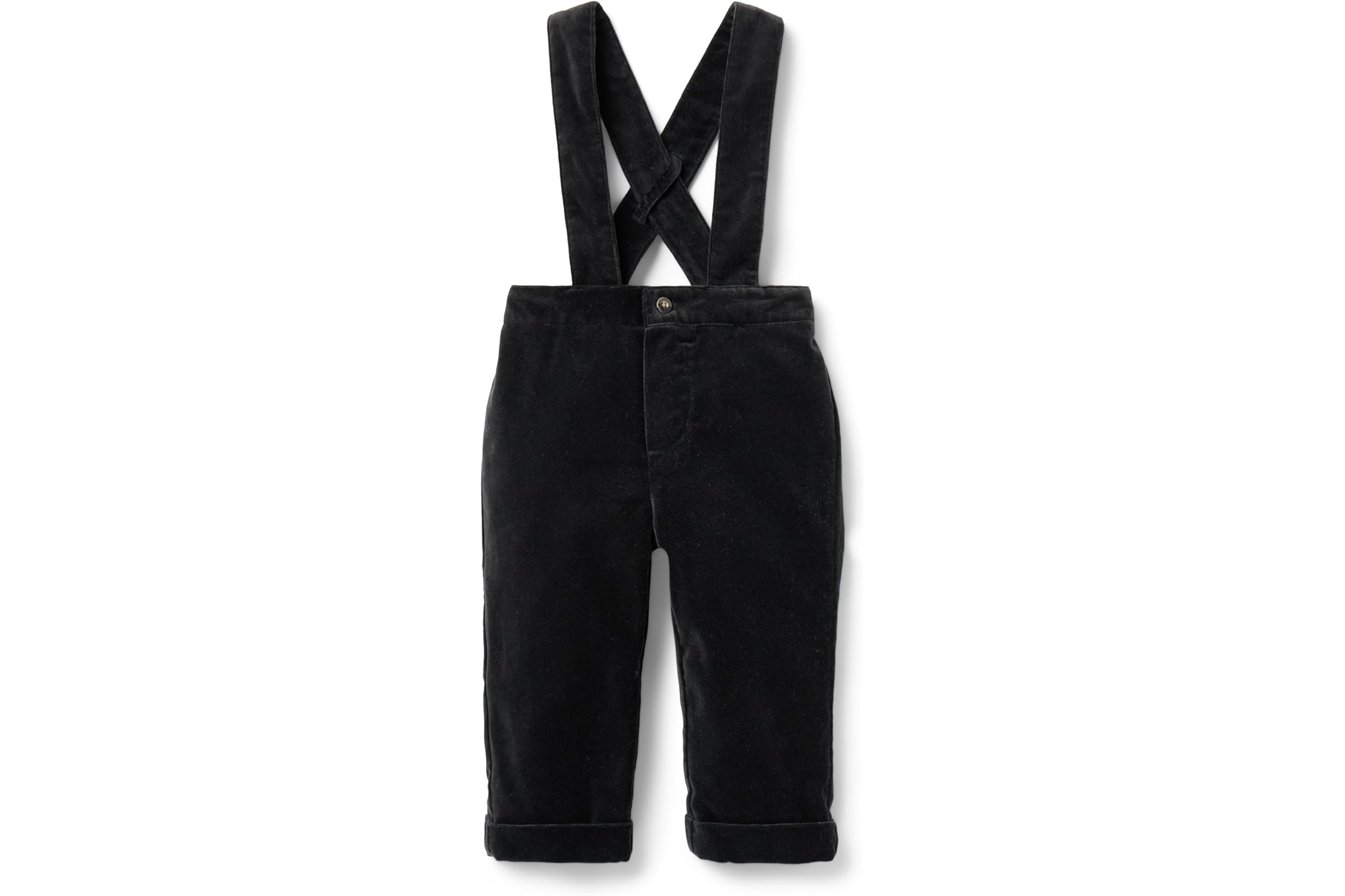 Брюки Janie and Jack Baby Black Velvet Suspender Pants (Infant)