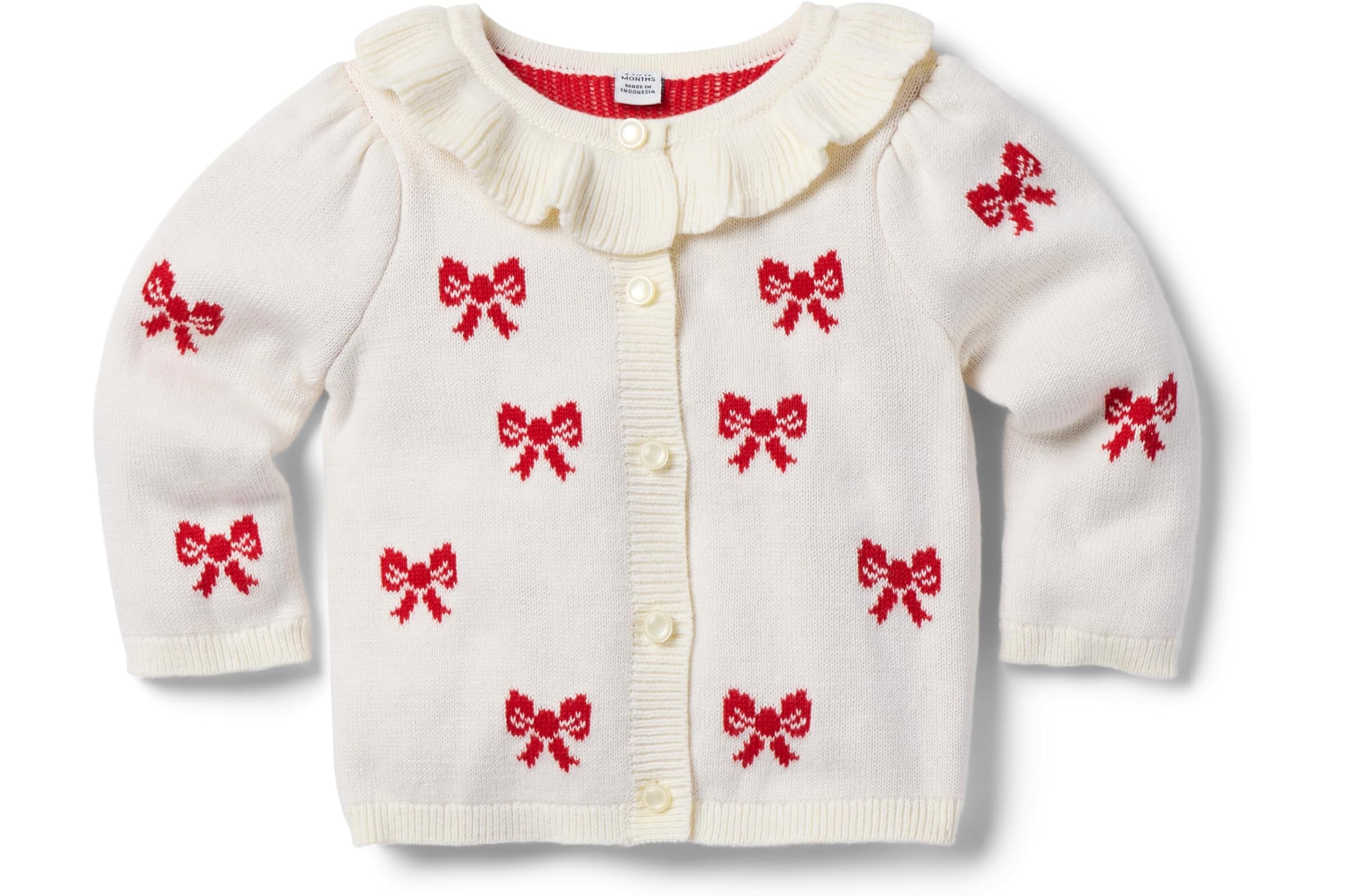Janie and Jack Bow Icon Ruffle Cardigan Infant 9490₽