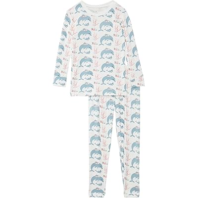 Пижама Kickee Pants Kids Print Long Sleeve Pajama Set (Toddler/Little Kids/Big Kids)