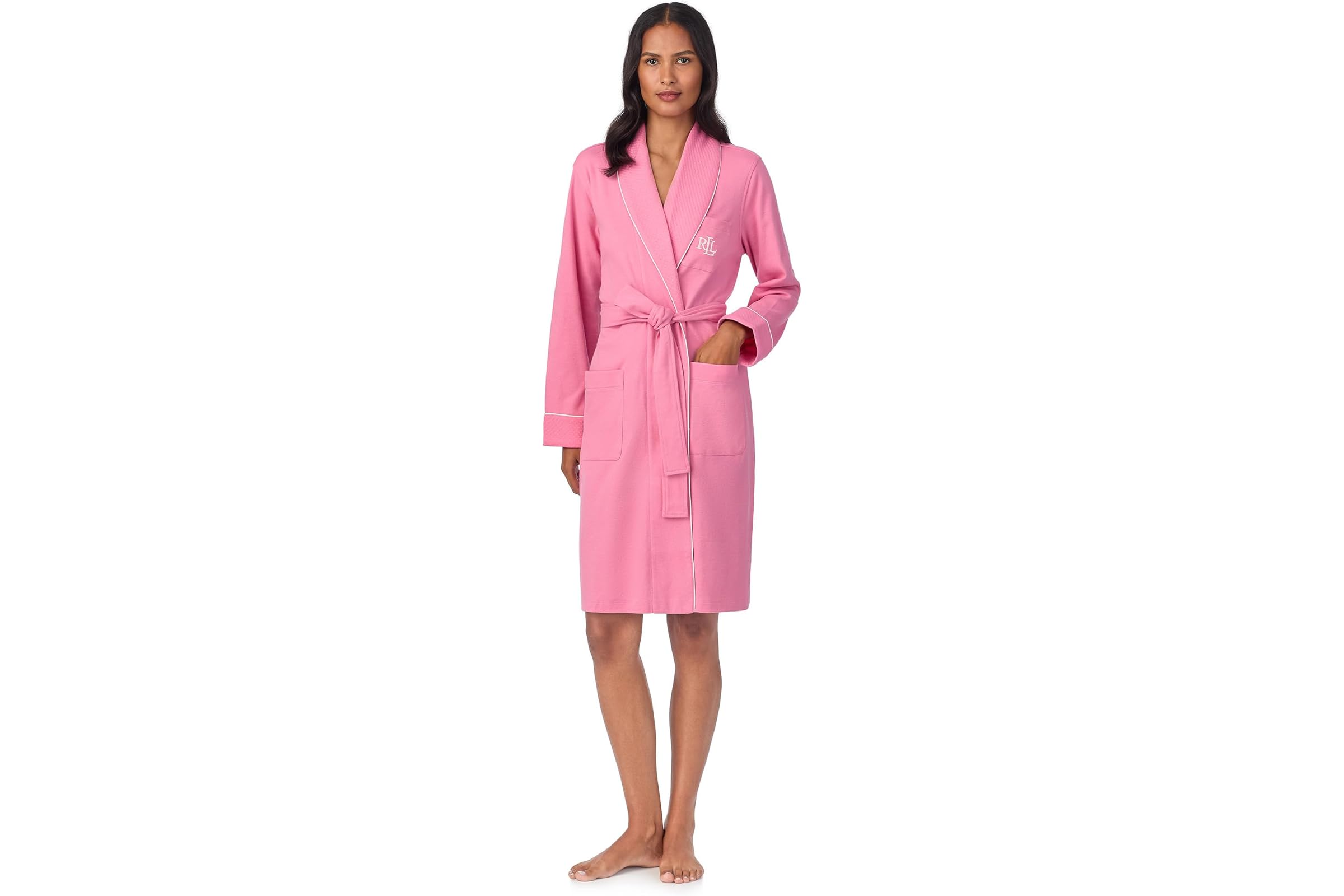 Lauren Ralph Lauren Long Sleeve Shawl Collar Robe 12690₽