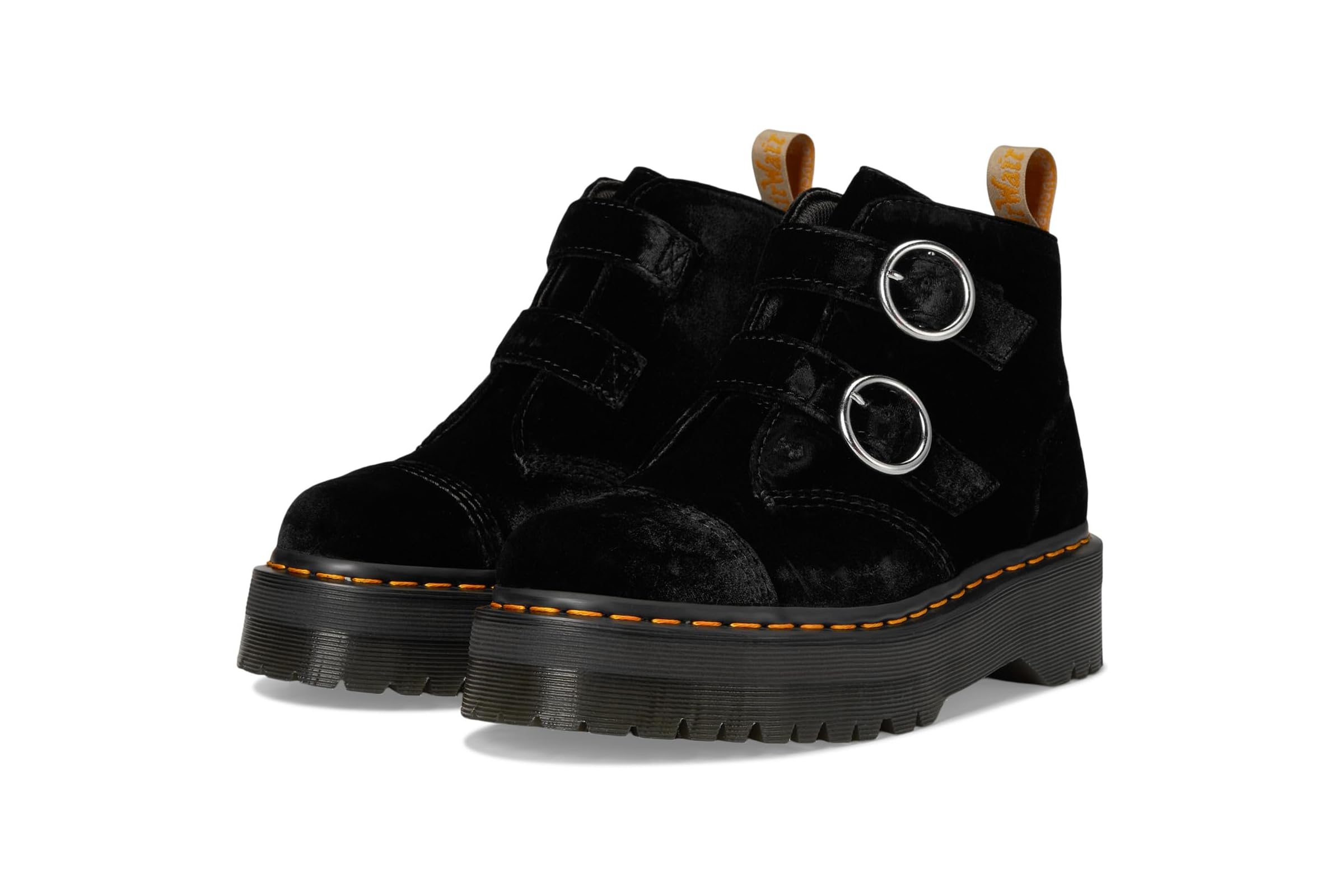 Ботинки Dr Martens Vegan Devon Velvet Platform Boots 33190₽