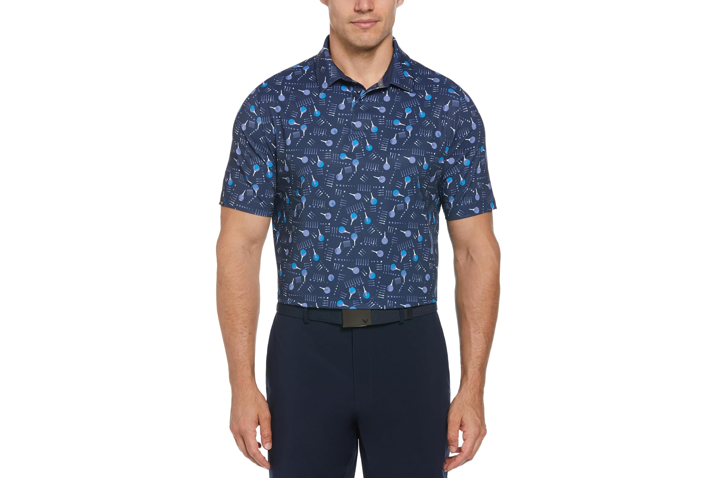 Мужская рубашка Callaway All Over Golf Ball - Tee Polo 11390₽