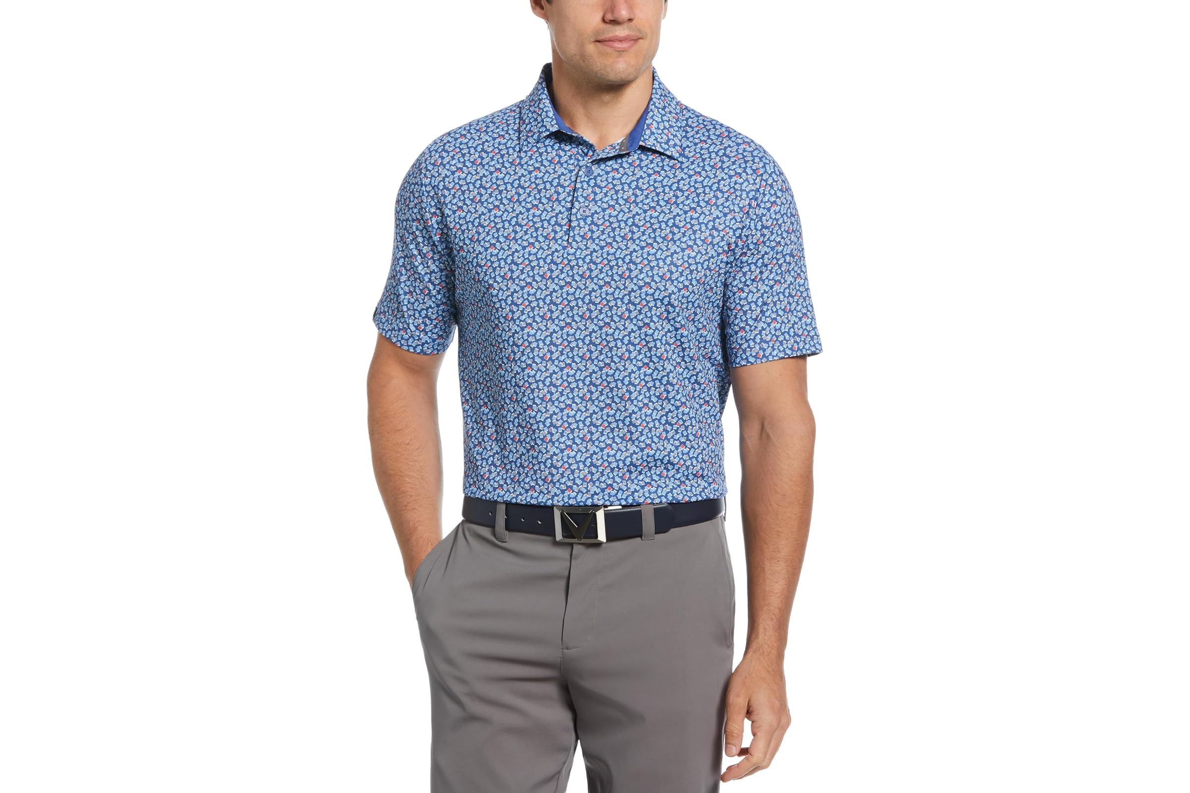 Мужская рубашка Callaway Polaroid Confetti Polo 10690₽