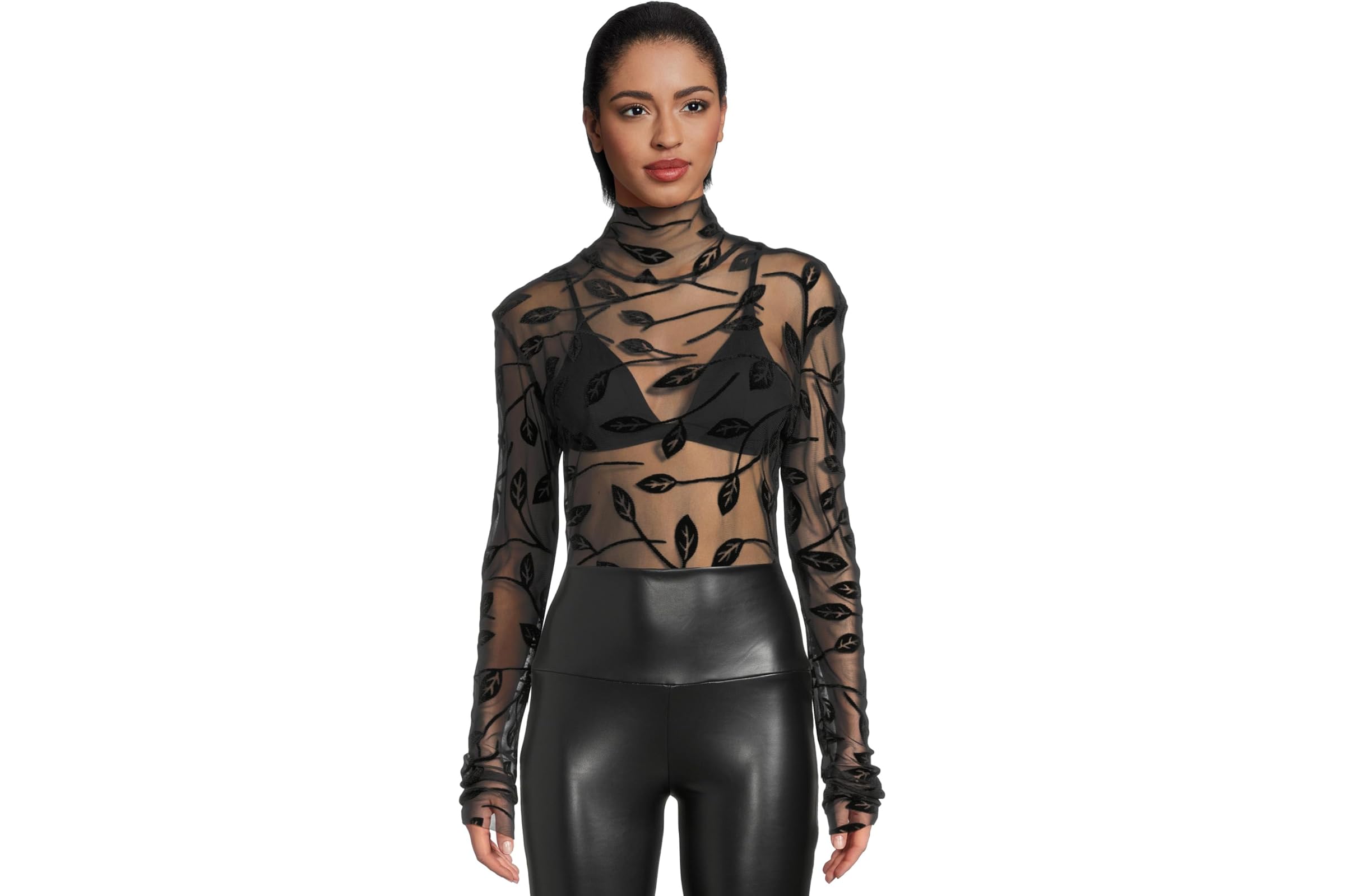 Norma Kamali Long Sleeve Turtle Top 19890₽