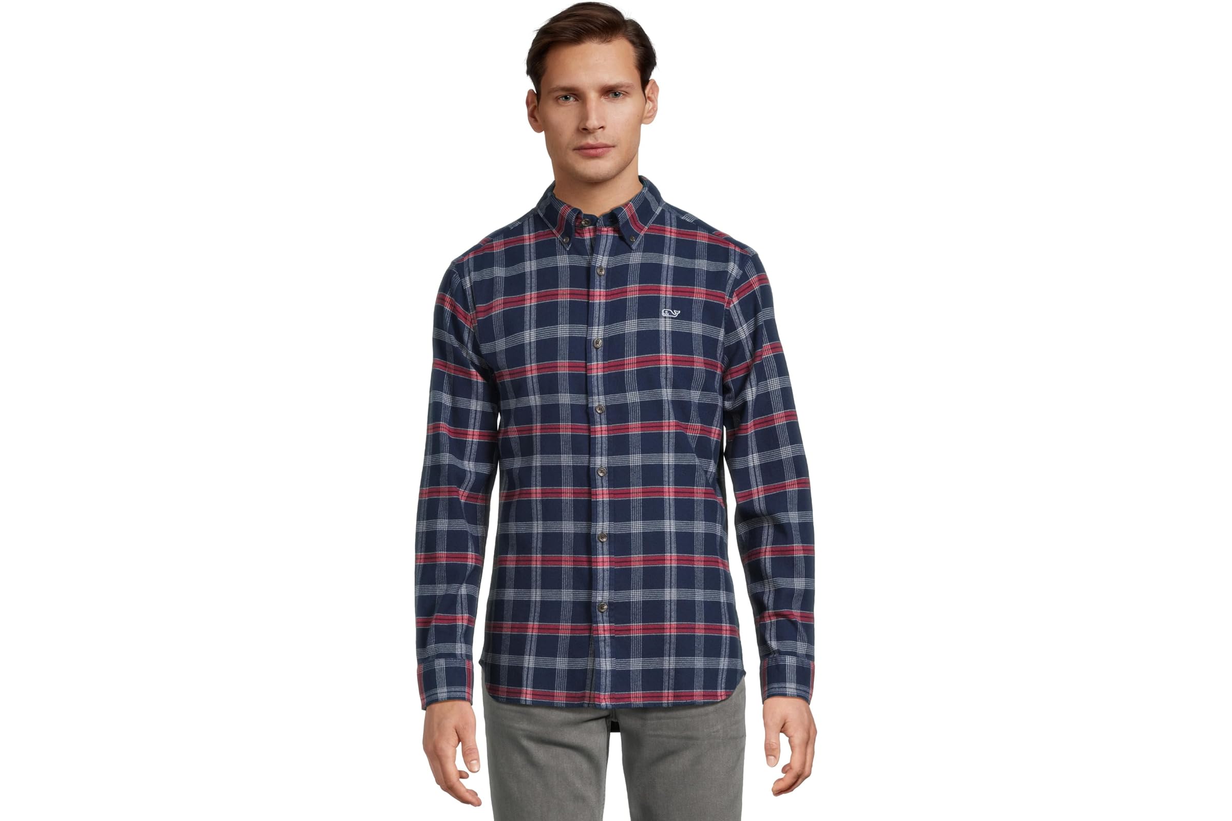 Мужская рубашка Vineyard Vines Plaid Flannel Shirt 7490₽