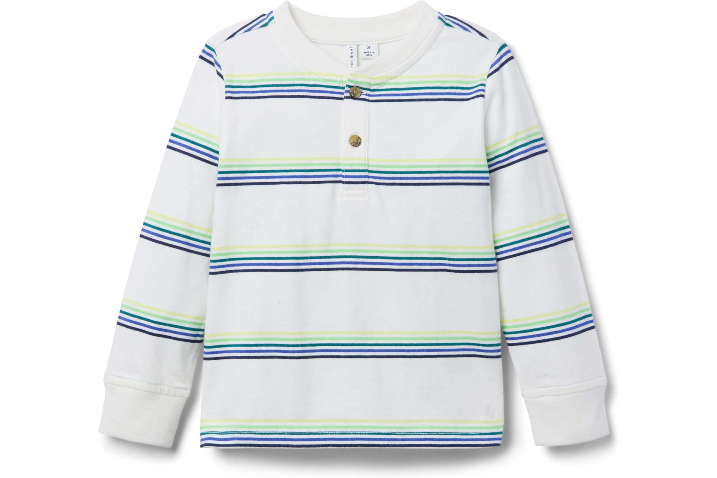 Мужская рубашка Janie and Jack Stripe Henley Tee ToddlerLittle KidBig Kid 6190₽