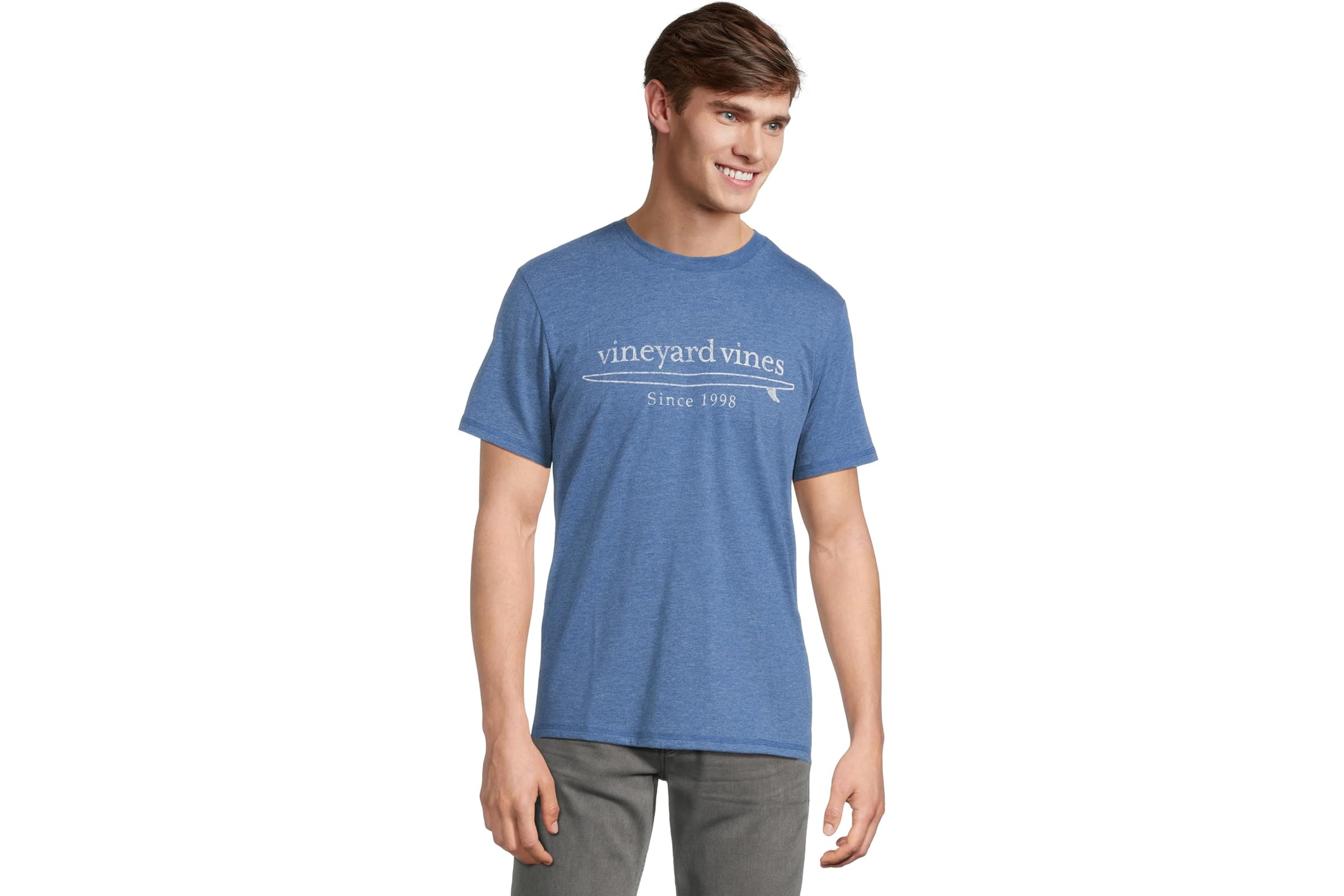 Мужская рубашка Vineyard Vines Surf Logo Short Sleeve Dunes Tee 10990₽