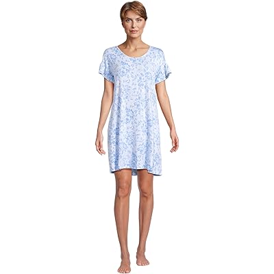 Tommy Bahama Short Sleeve Short Knit Sleep Dress