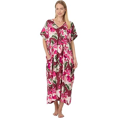 Tommy Bahama Short Sleeve Satin Caftan