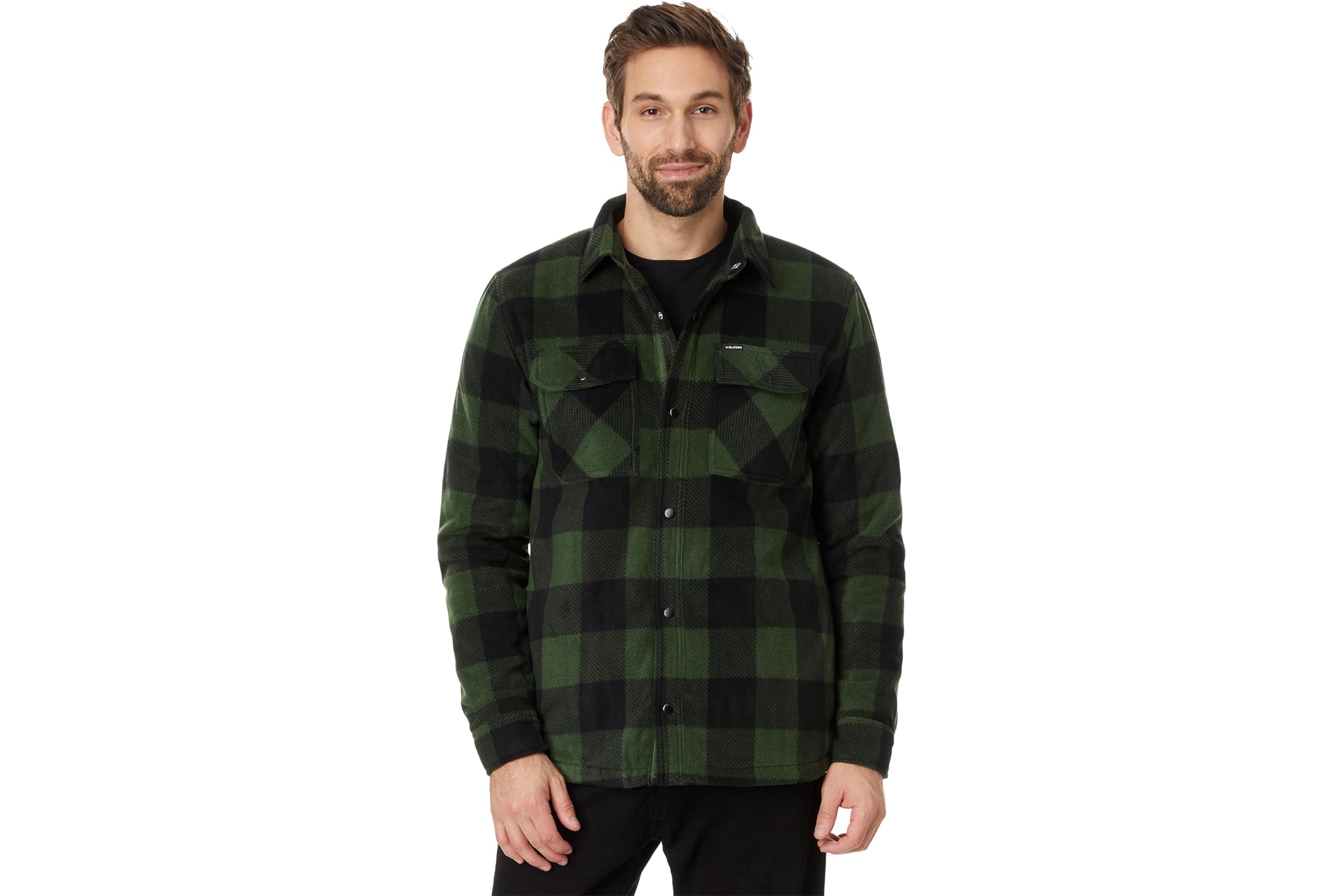 Мужская рубашка Volcom Bowered Fleece Long Sleeve 15390₽