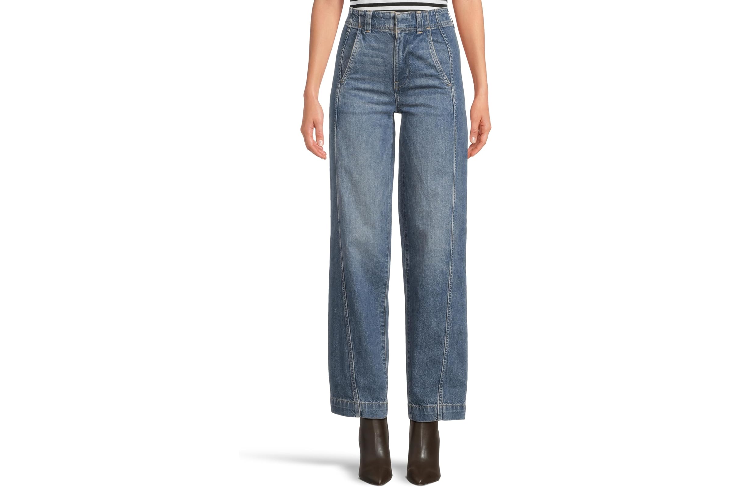 Джинсы Madewell Tapered Trouser In Rinse In Concho Wash 19590₽