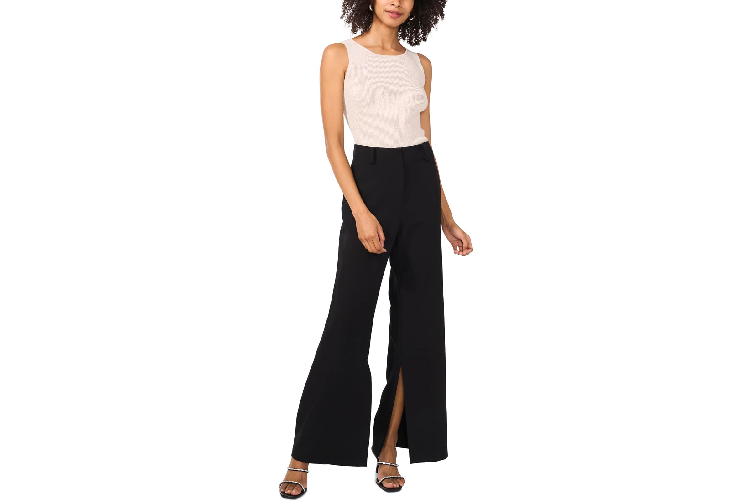 Брюки Vince Camuto Trouser With Inseam Slit And Clean Finish Front Waist 10890₽