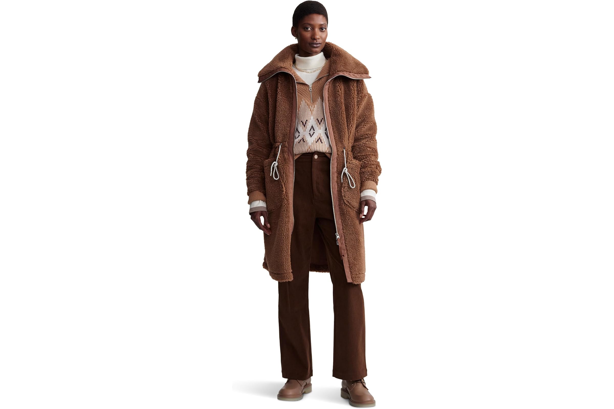 Varley Logan Sherpa Coat 47590₽