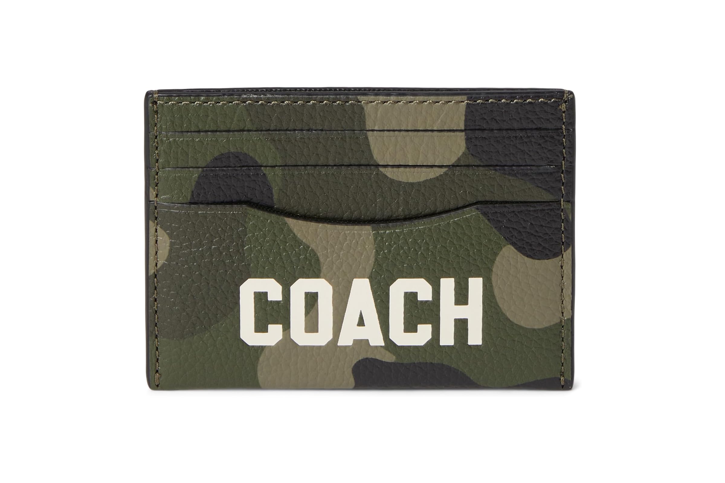 Кошелек COACH Card Case With Camo Print And Coach Graphic 14890₽