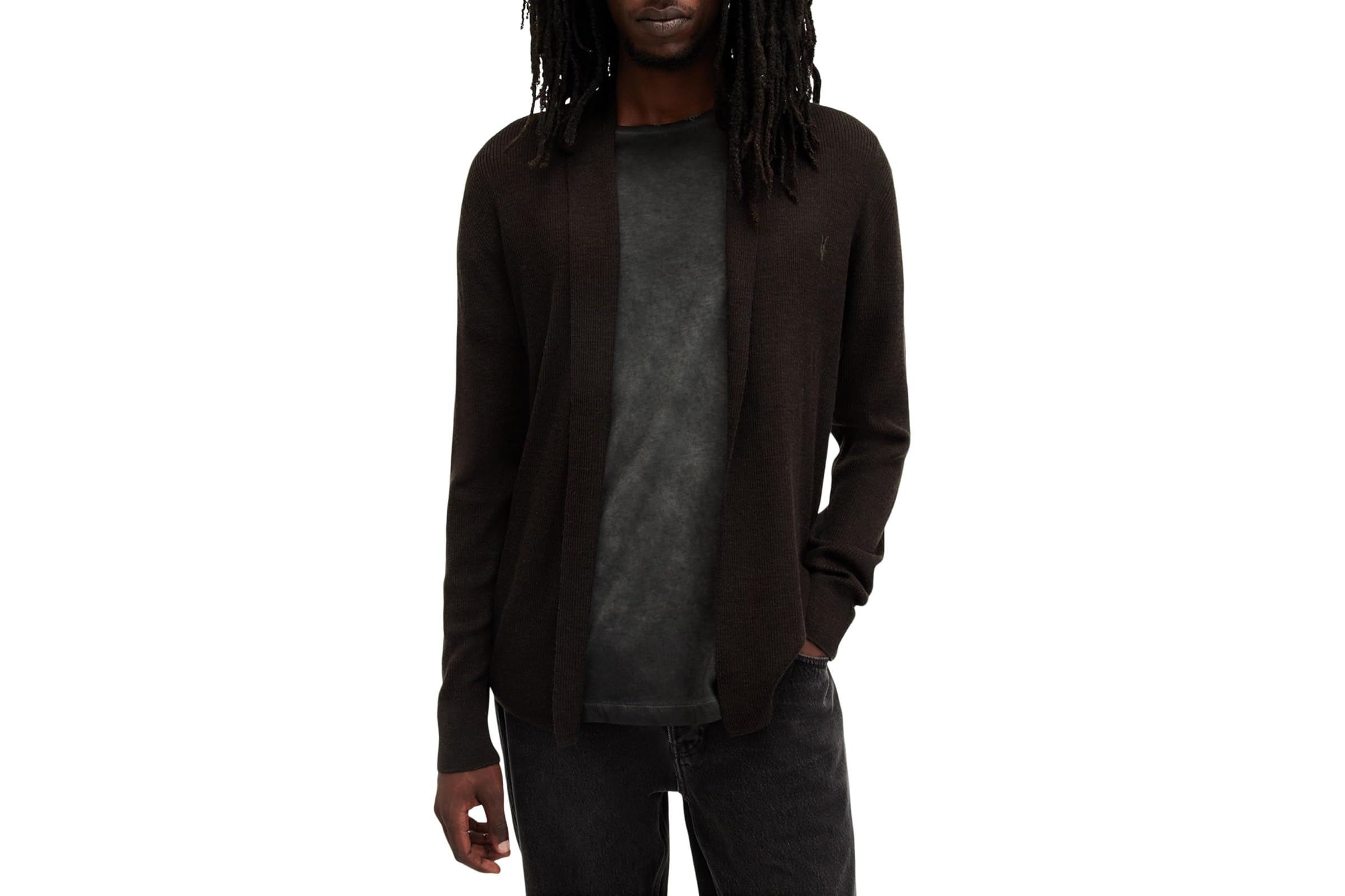 Мужская толстовка AllSaints Mode Merino Open Car 27390₽