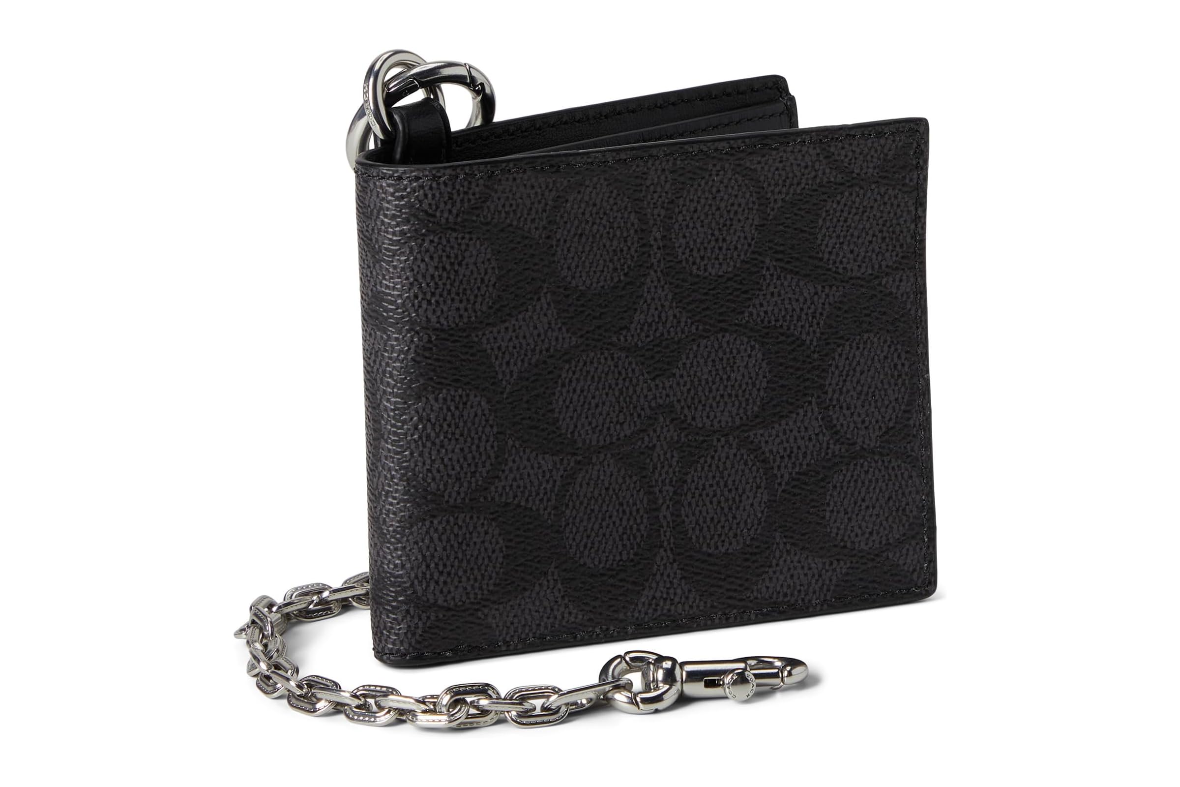 Сумка COACH Billfold Wallet With Chain In Signature Canvas 38890₽