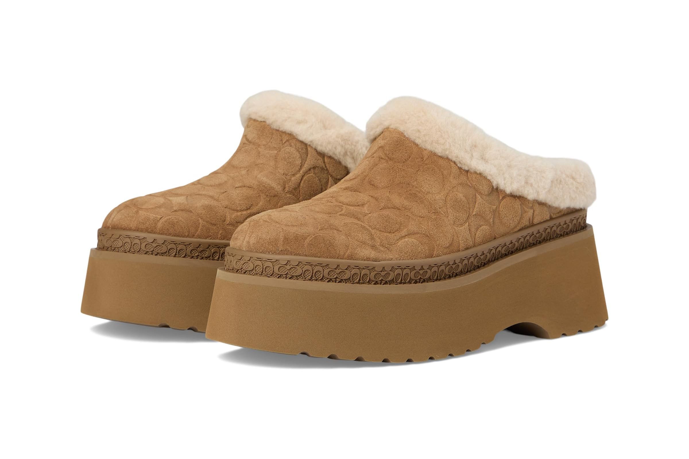 Тапочки COACH Cecelia Clog In Signature Suede 27590₽