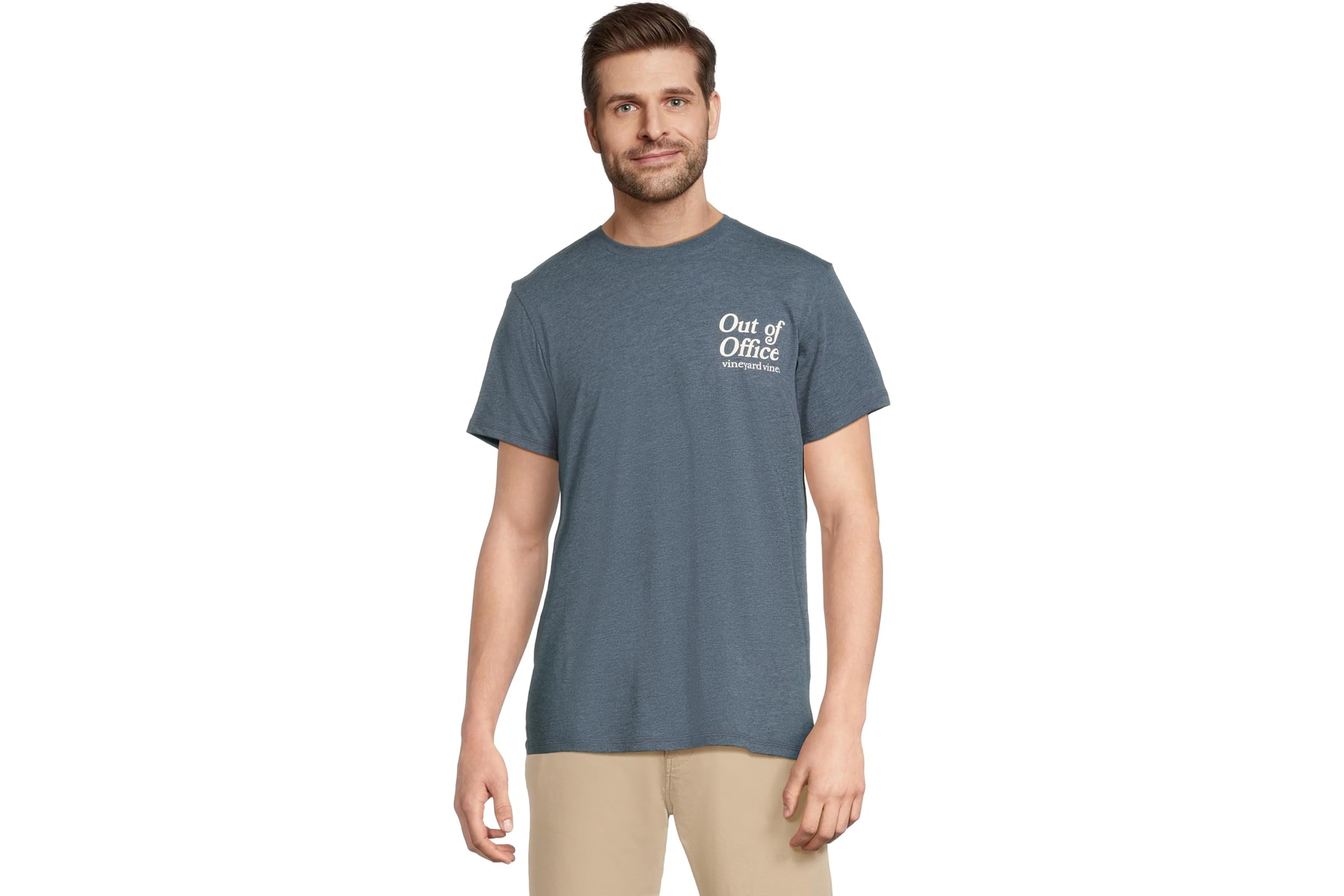 Мужская рубашка Vineyard Vines Out Of Office Ss Dunes T 5690₽