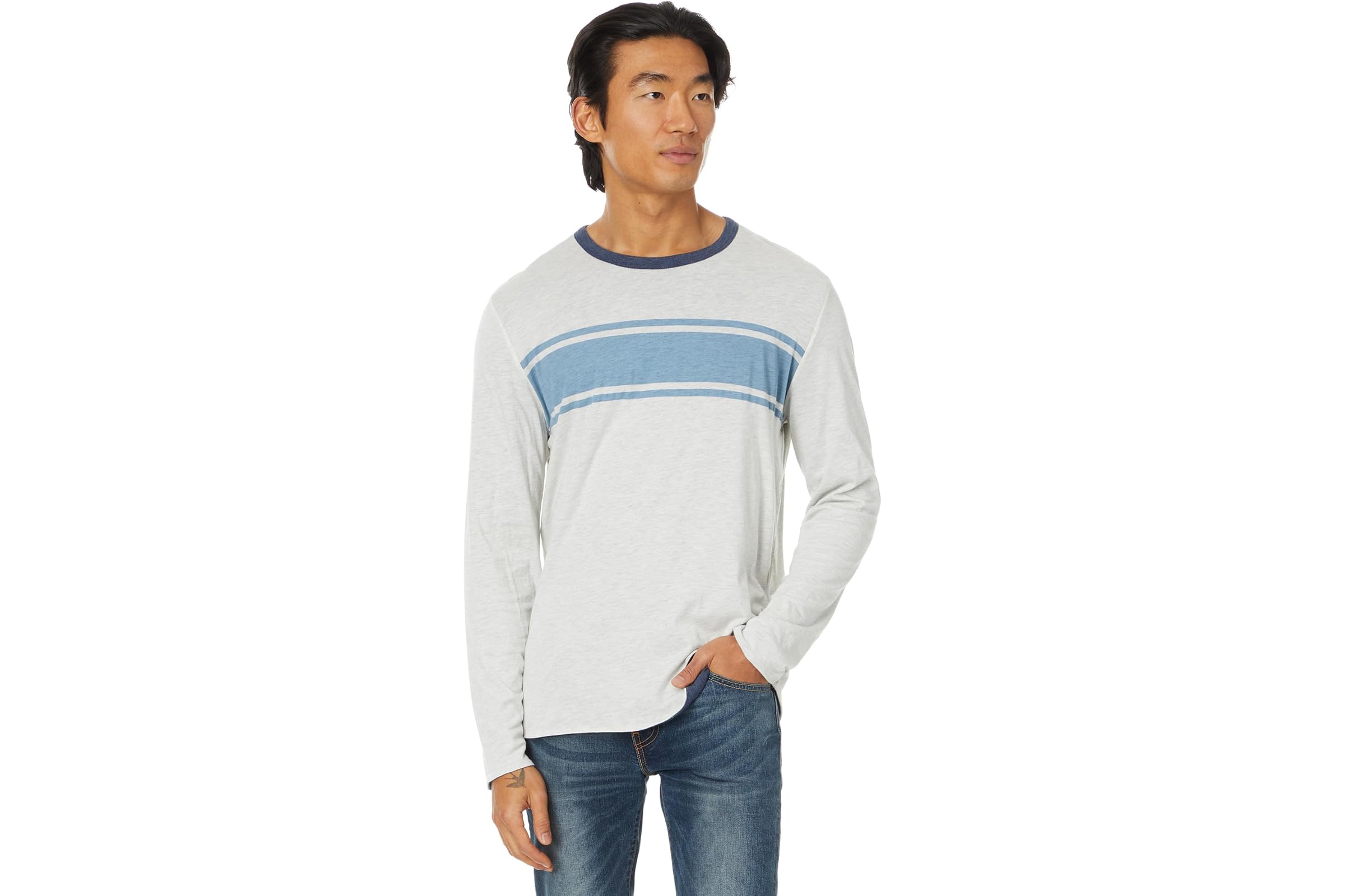 Мужская толстовка Faherty Long Sleeve Cloud Reversible Crew 25390₽