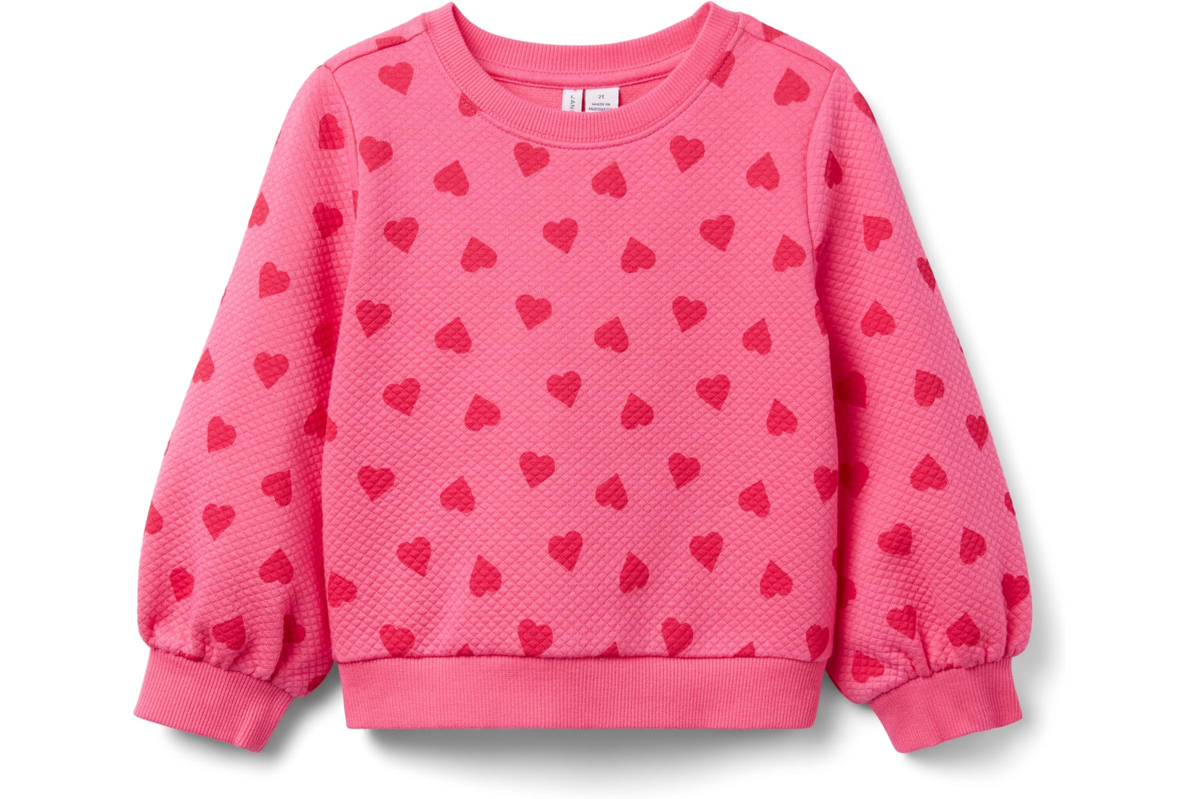 Janie and Jack Heart Embossed Pullover ToddlerLittle KidBig Kid 5890₽
