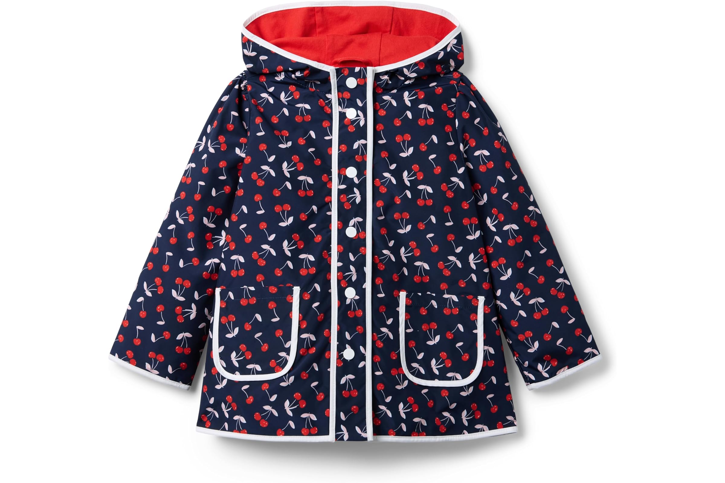 Janie and Jack Cherry Print Raincoat ToddlerLittle KidBig Kid 8090₽