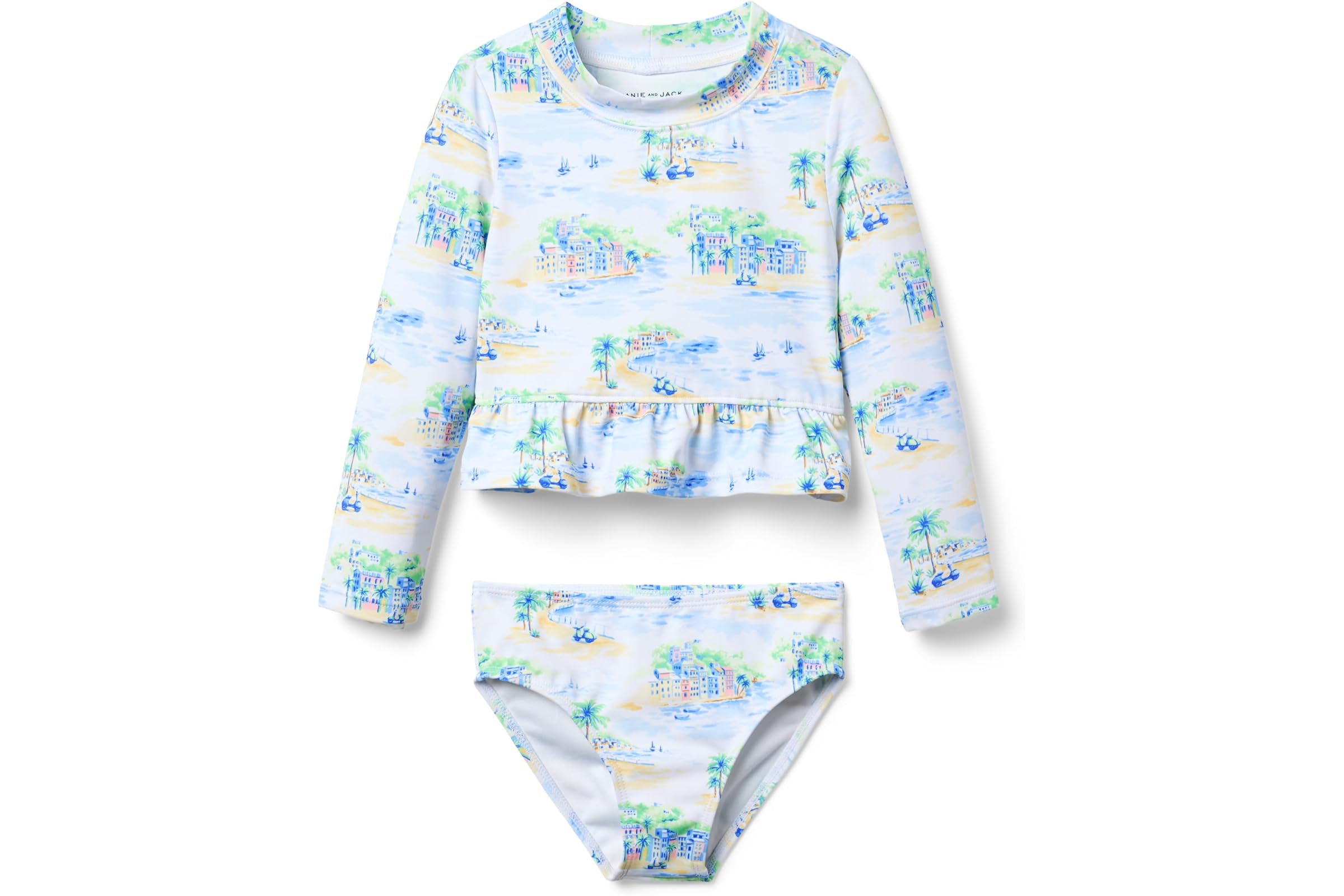 Купальник Janie and Jack Scenic Rashguard Two-Piece Suit ToddlerLittle KidBig Kid 8290₽