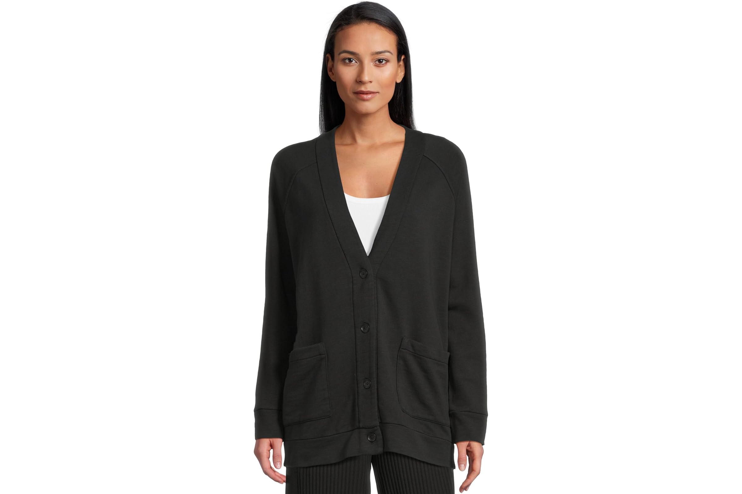 Eileen Fisher V-Neck Long Jacket 36890₽