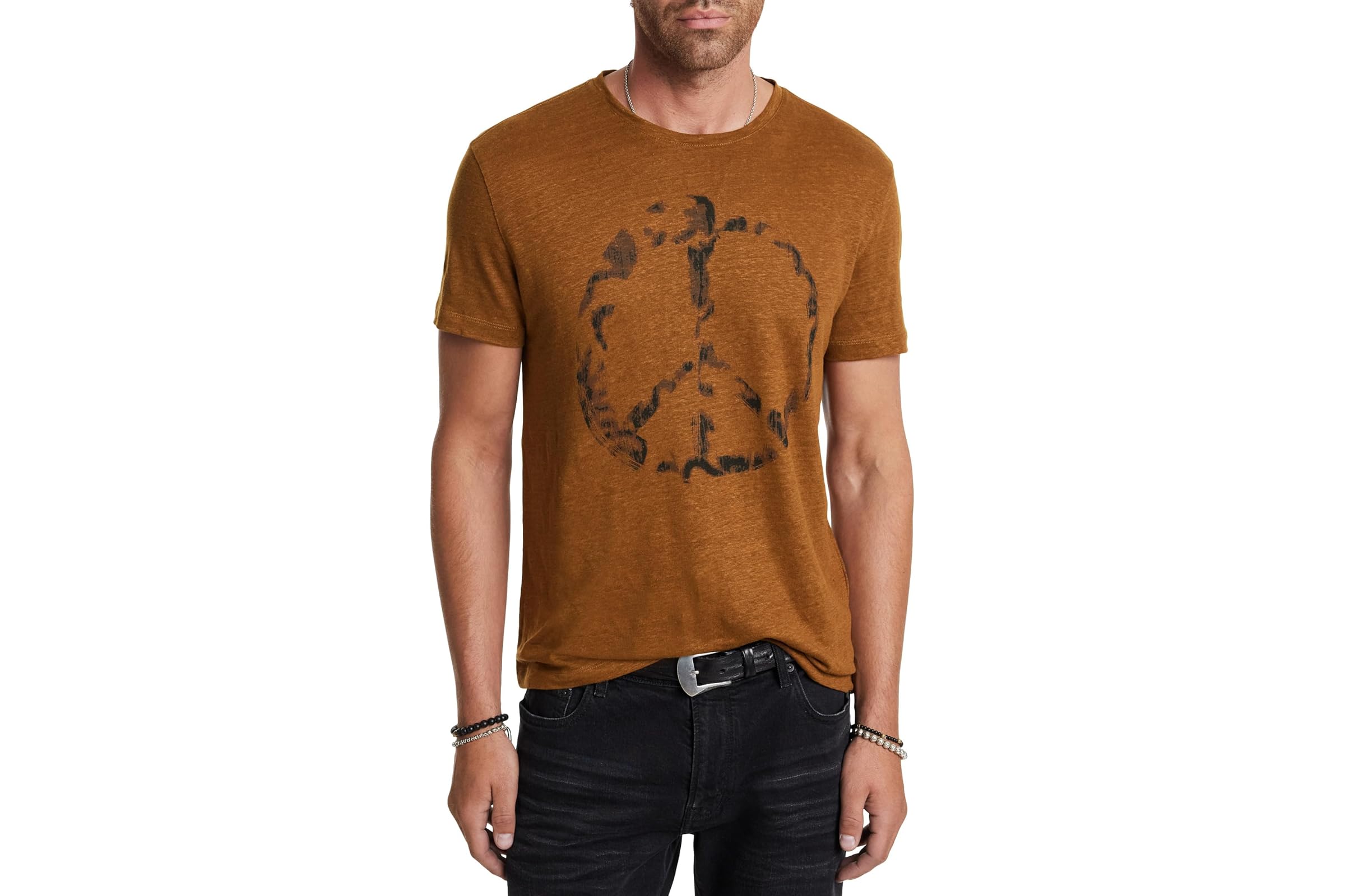 Мужская рубашка John Varvatos Spray Peace Tee 22290₽