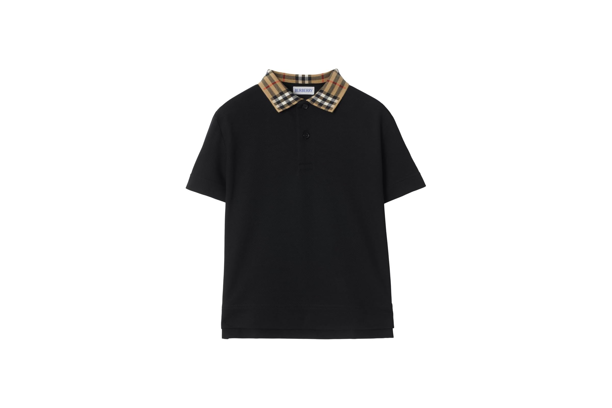 Мужская рубашка Burberry Kids Johane Check Collar Polo Shirt ToddlerLittle KidBig Kid 34590₽