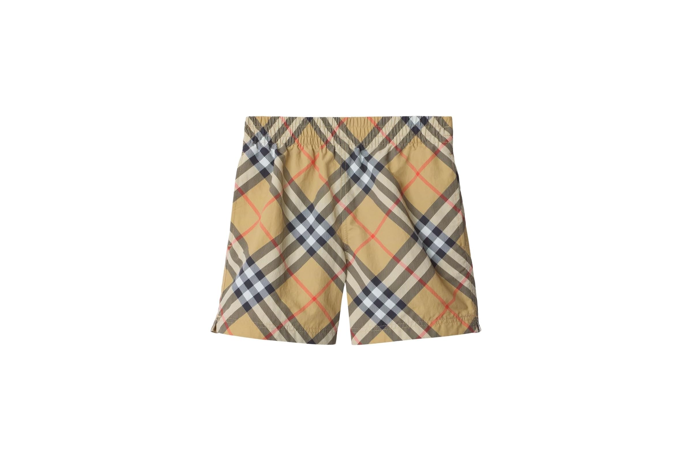 Плавки Burberry Kids Atticus Check Swim Shorts ToddlerLittle KidBig Kid 27090₽