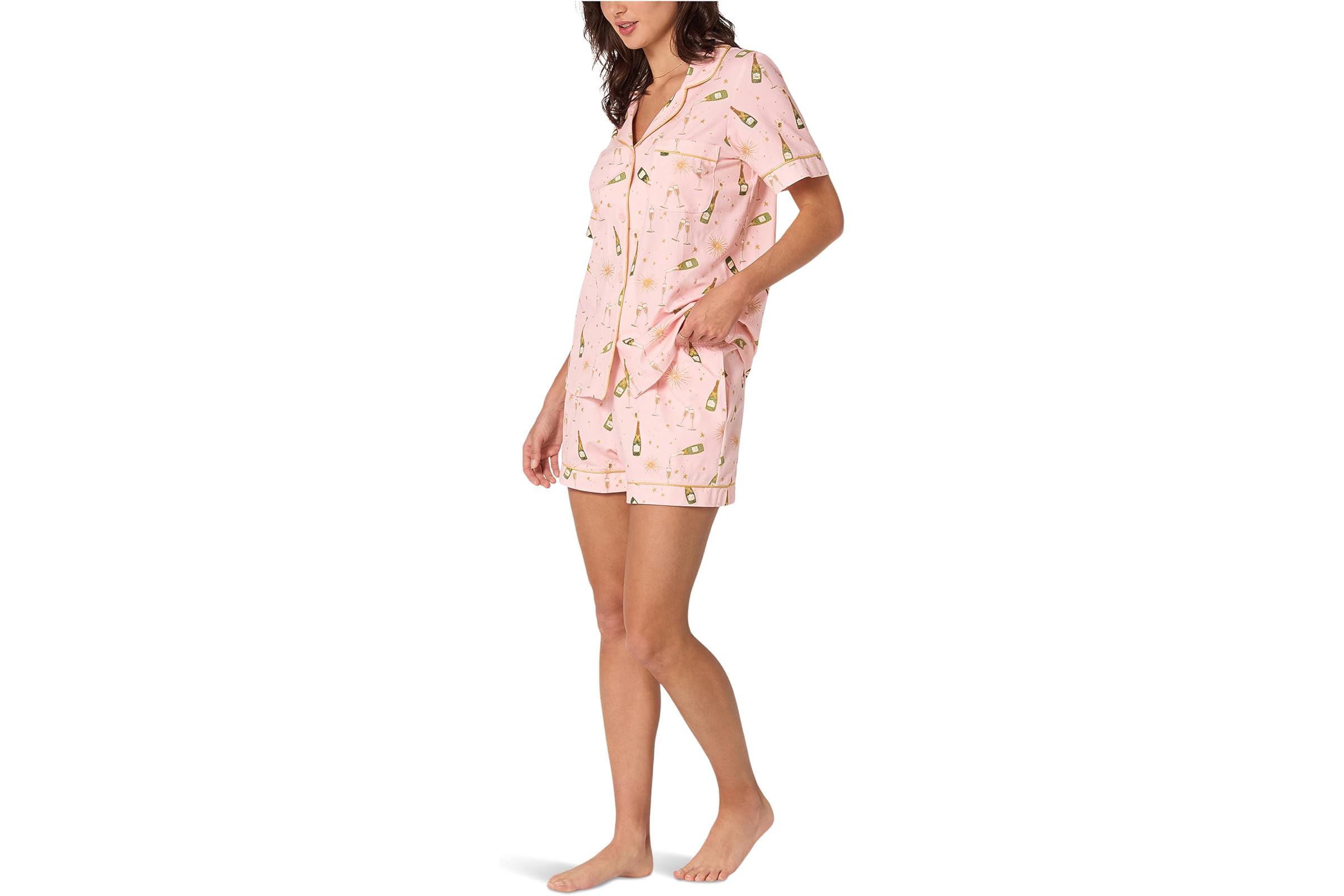 Bedhead PJs Short Sleeve Cotton Knit Boxer Pajama Set 19590₽