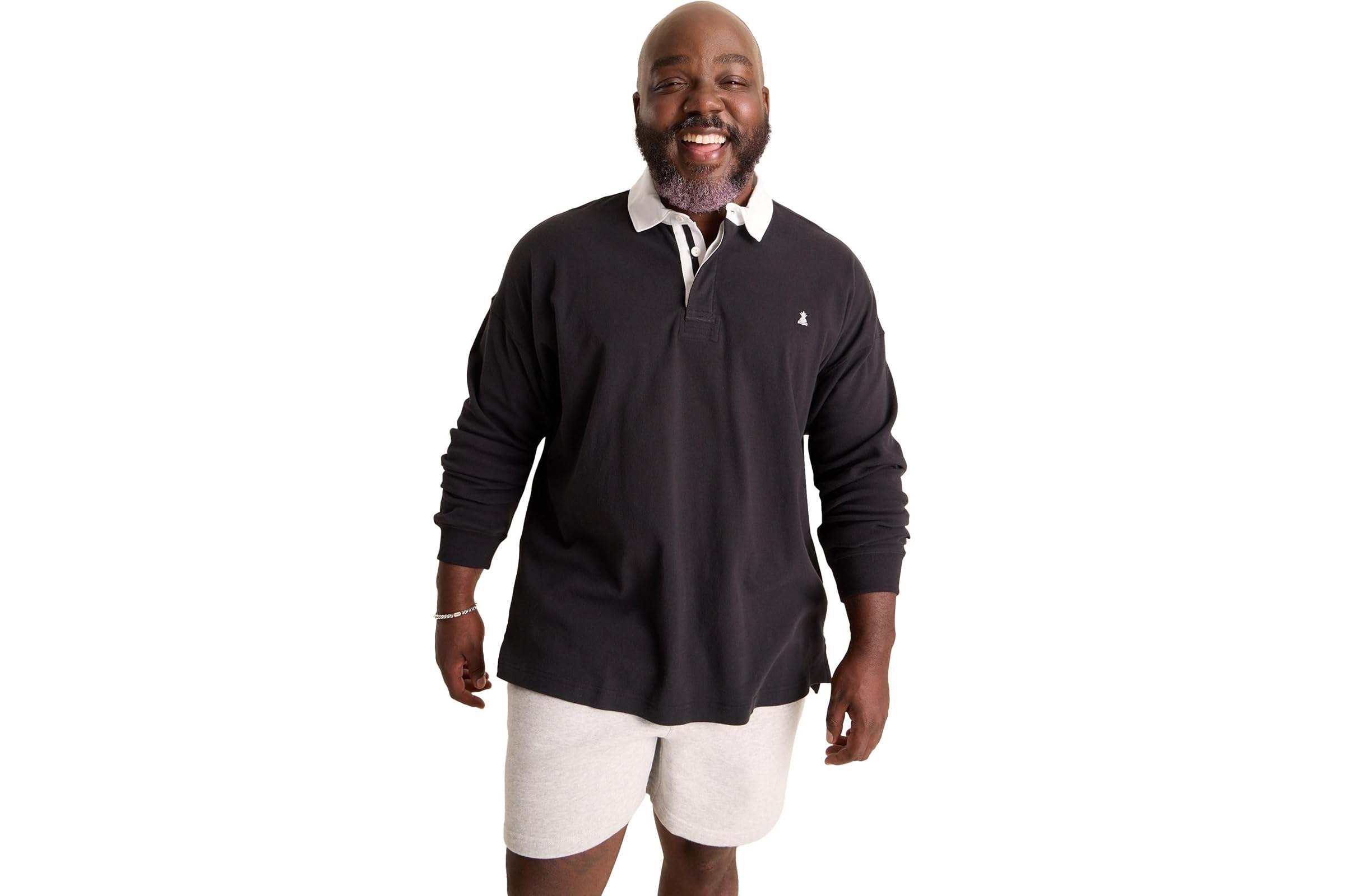 Мужская рубашка Chubbies The Black to Black Rugby Shirt 14190₽