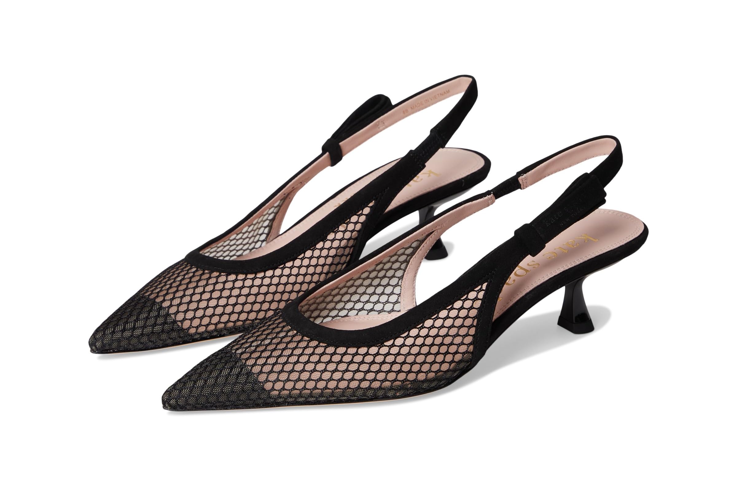 Kate Spade New York Riley Mesh Slingback Kitten Heel