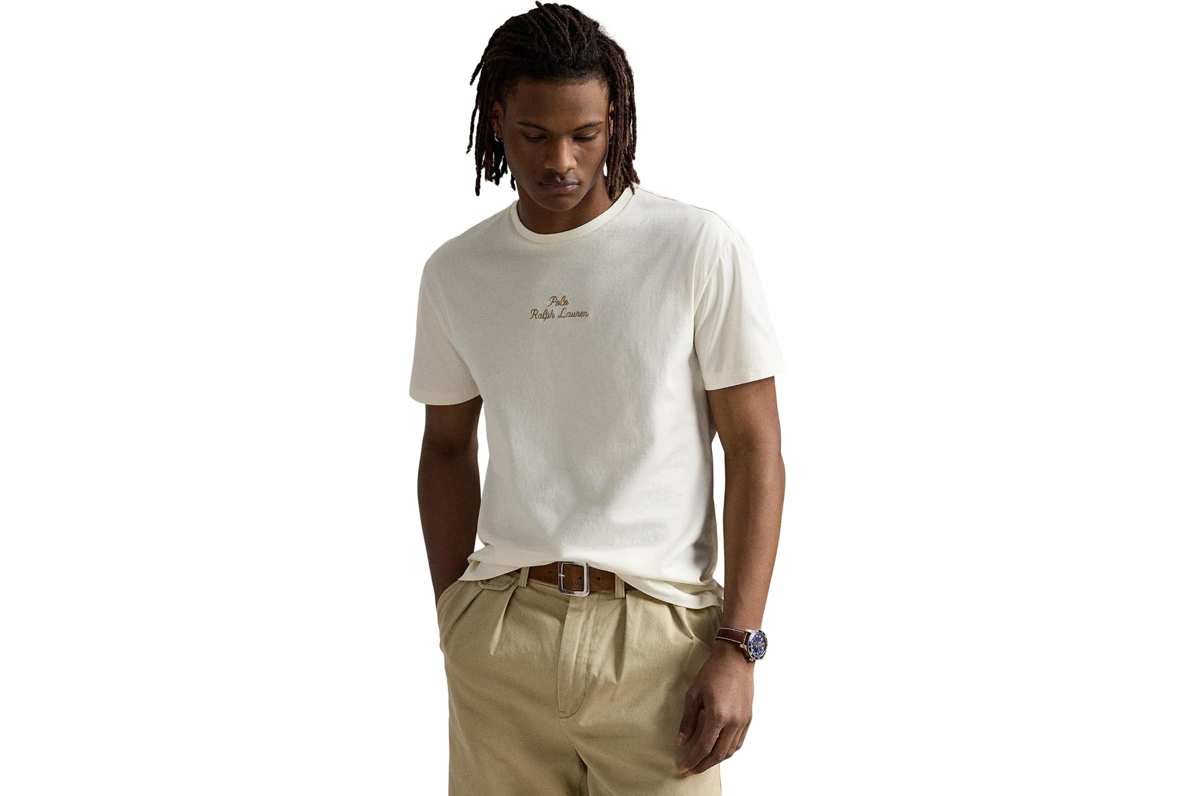 Мужская рубашка Polo Ralph Lauren Classic Fit Logo Jersey T-Shirt 11690₽