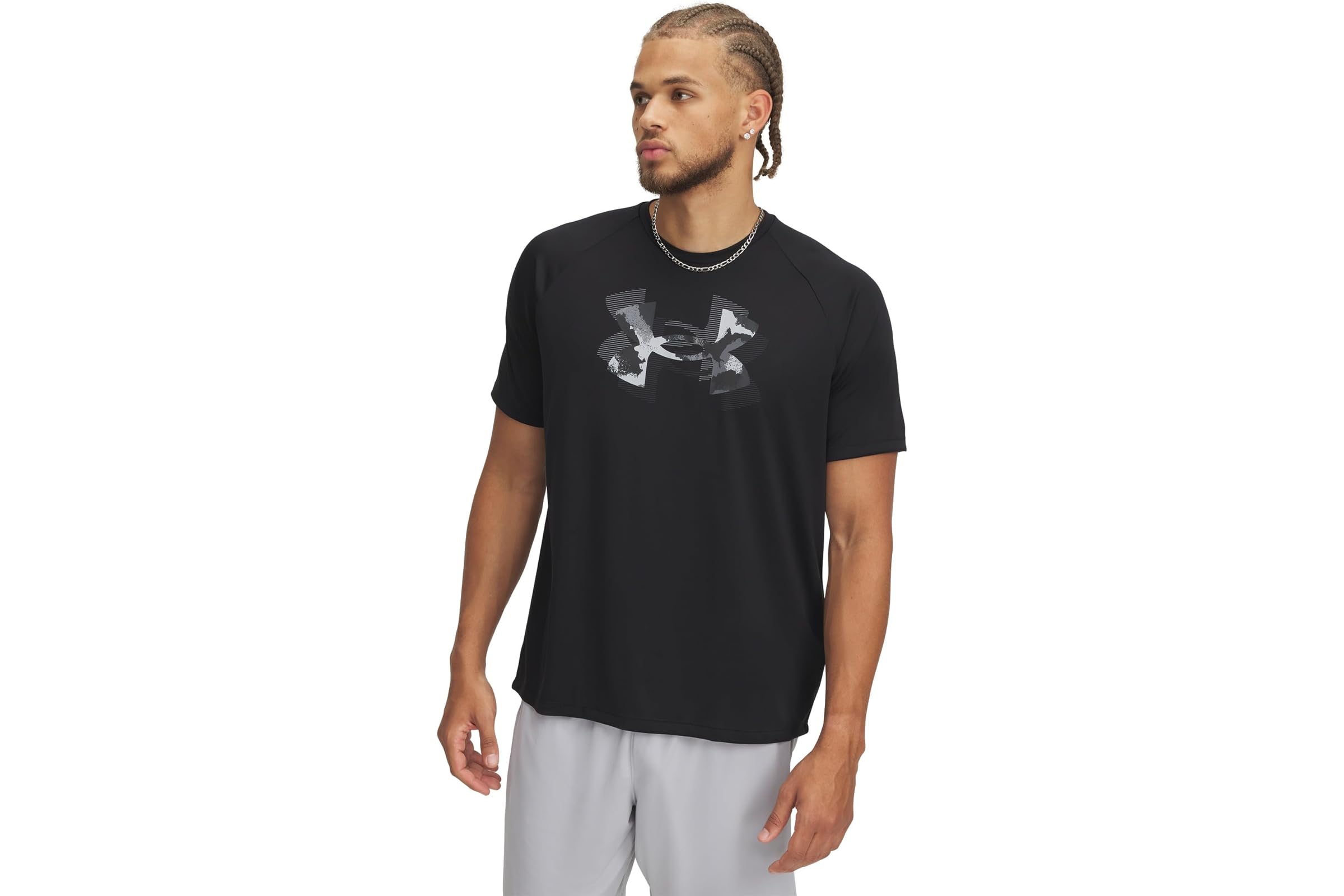 Мужская рубашка Under Armour Tech Print Fill Short Sleeve T Shirt 3990₽