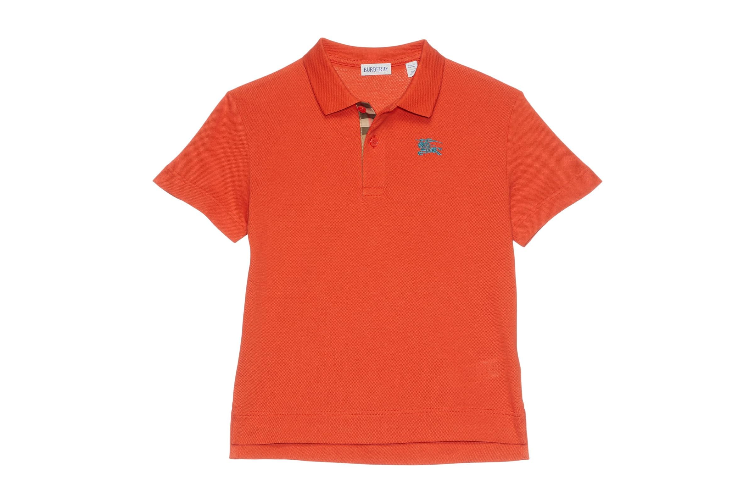 Мужская рубашка Burberry Kids Johane EKD Check Polo Shirt ToddlerLittle KidBig Kid 18790₽